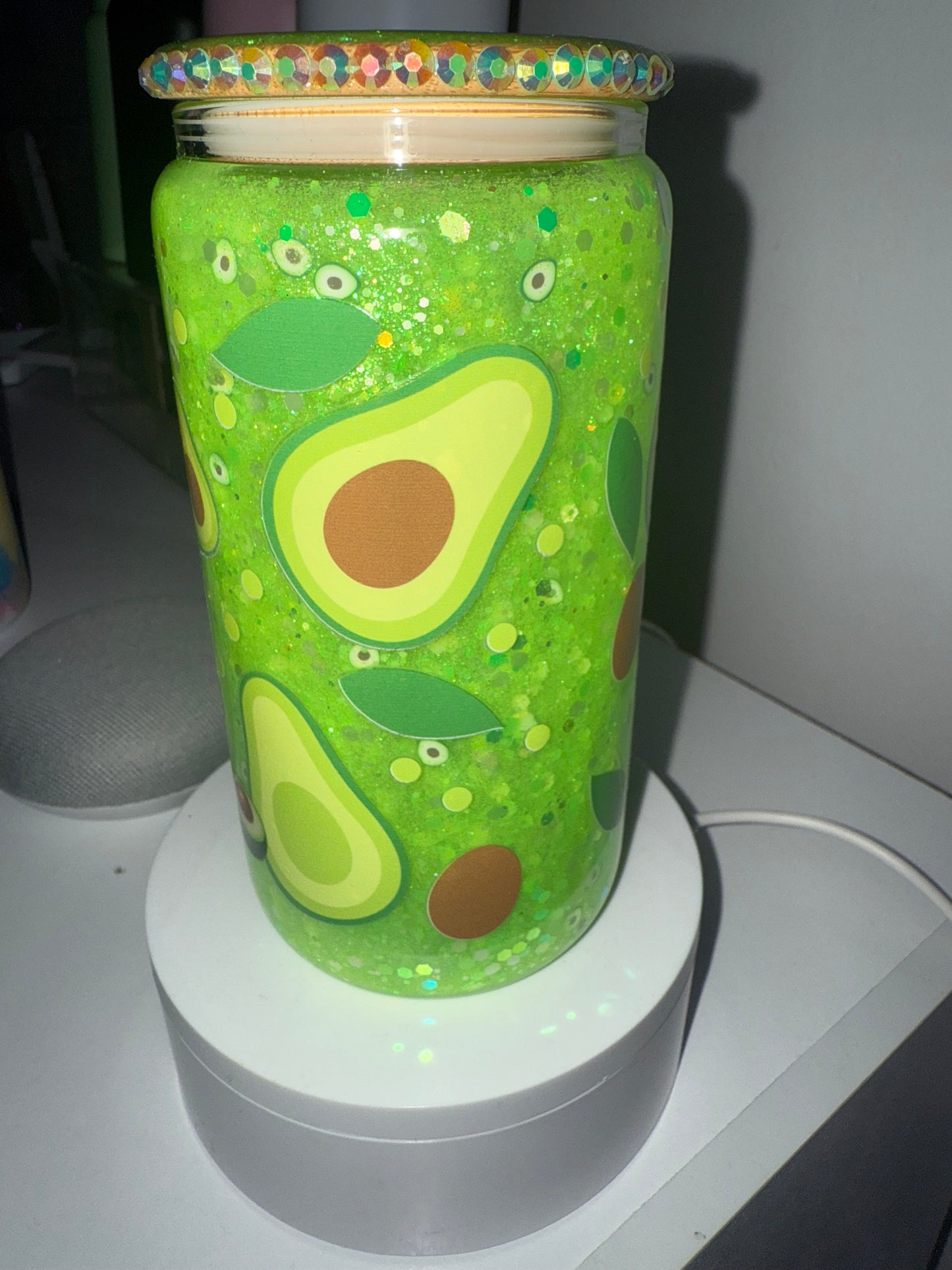 Avocado Snow Globe
