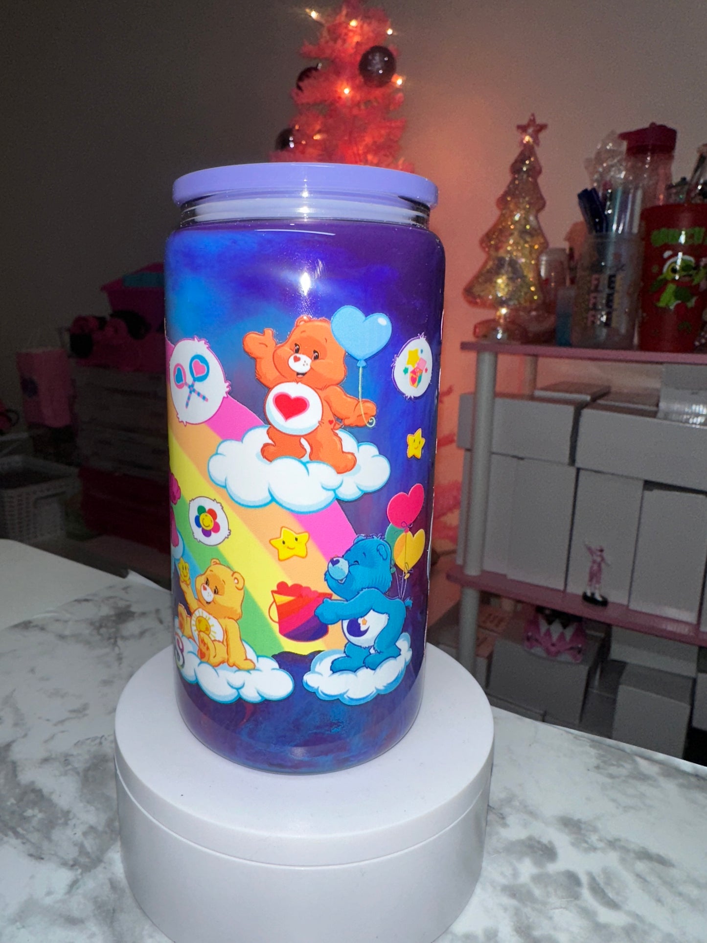 Bears Colorful Snow Globe