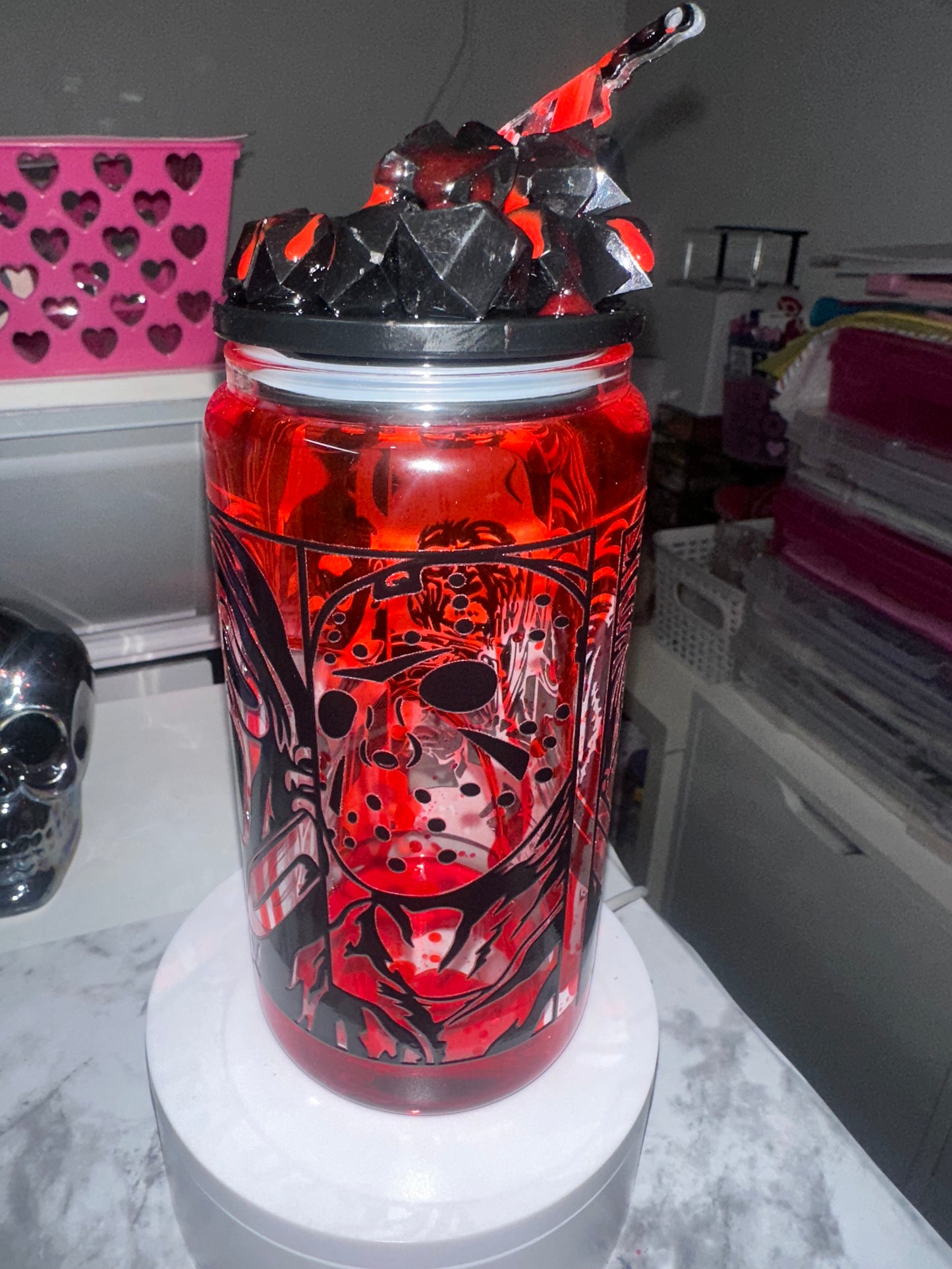 Horror Glass Snow Globe