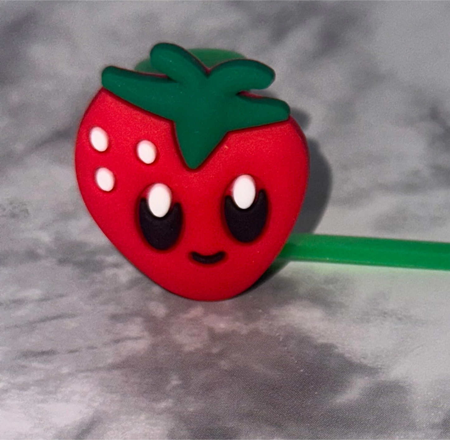 Strawberry Straw Topper