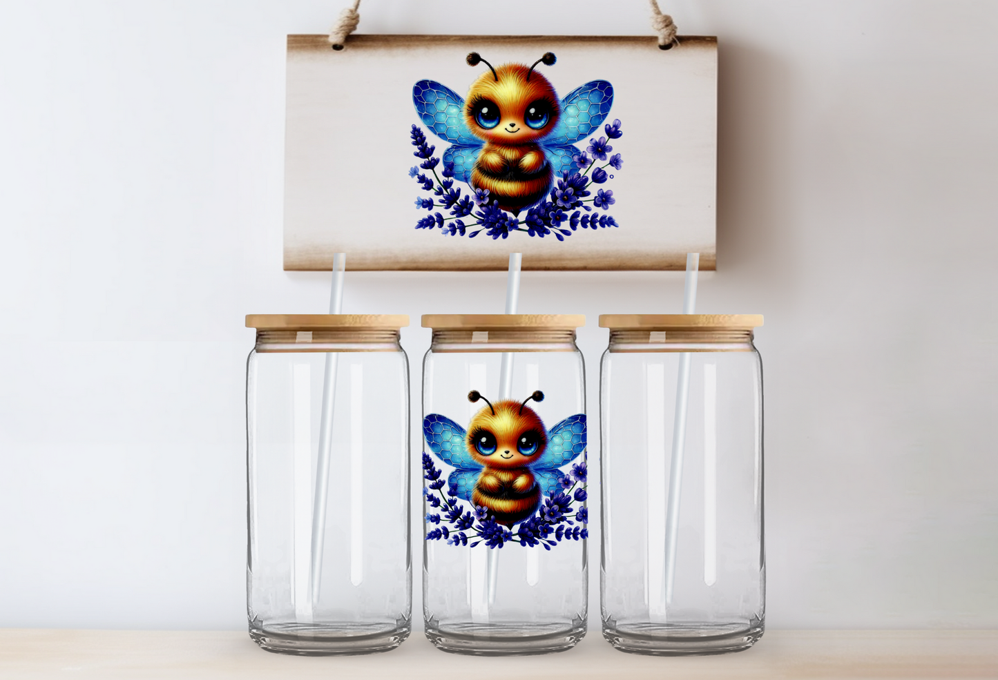 Colorful Bee Decal