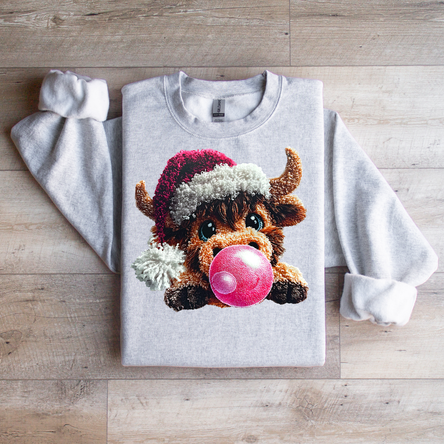 Bubblegum Cow Sweatshirt