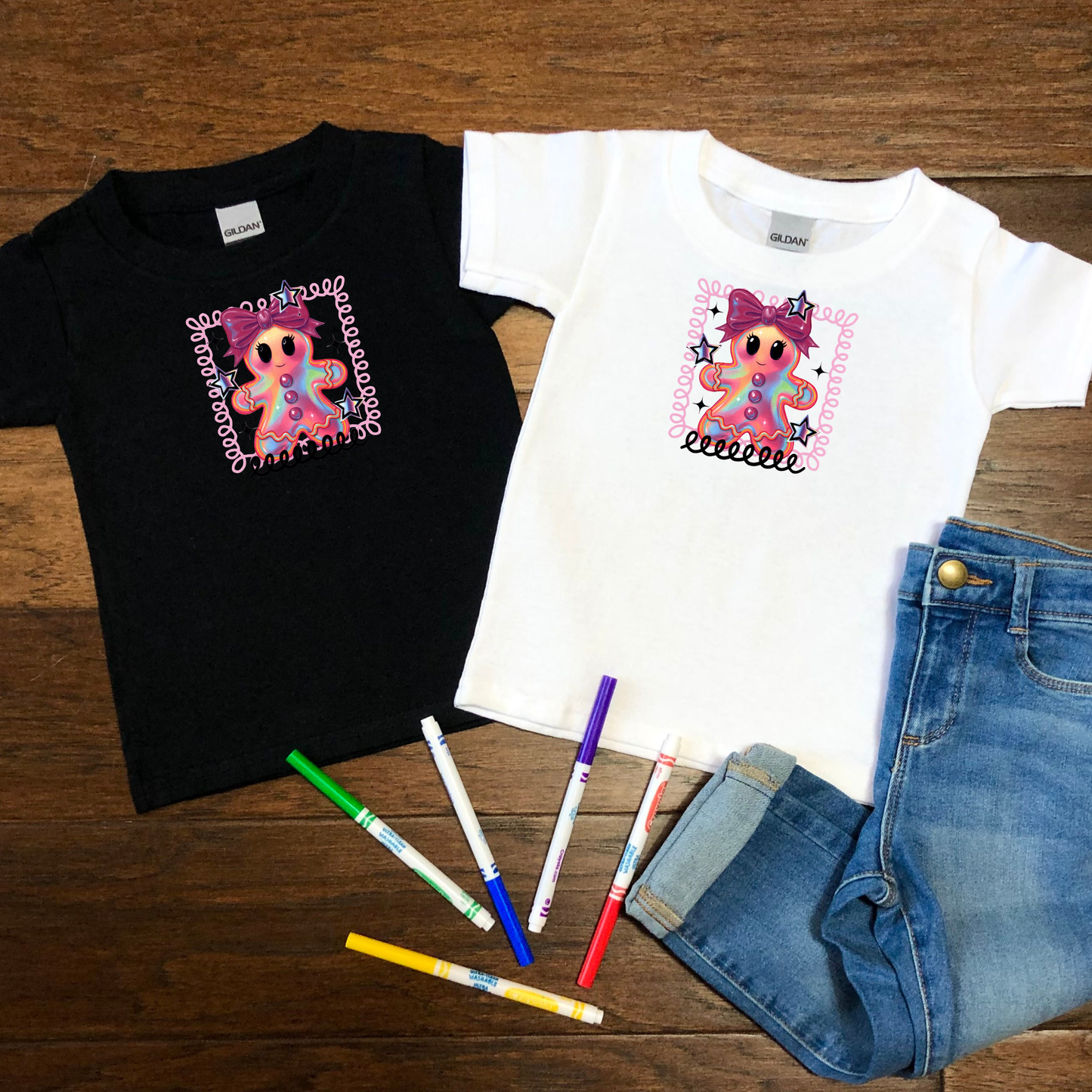 Colorful Gingerbread Kids T-shirt
