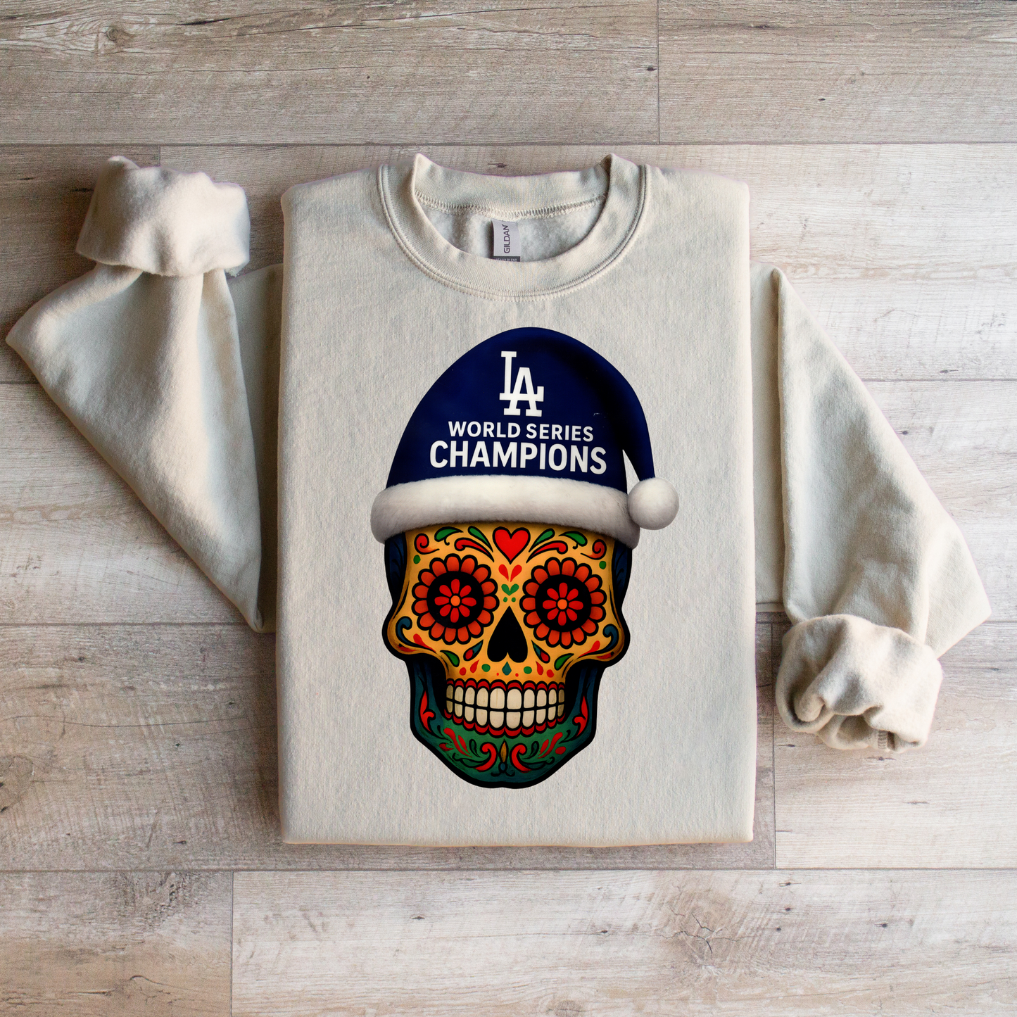 Dodgers Skull Sweatshirt