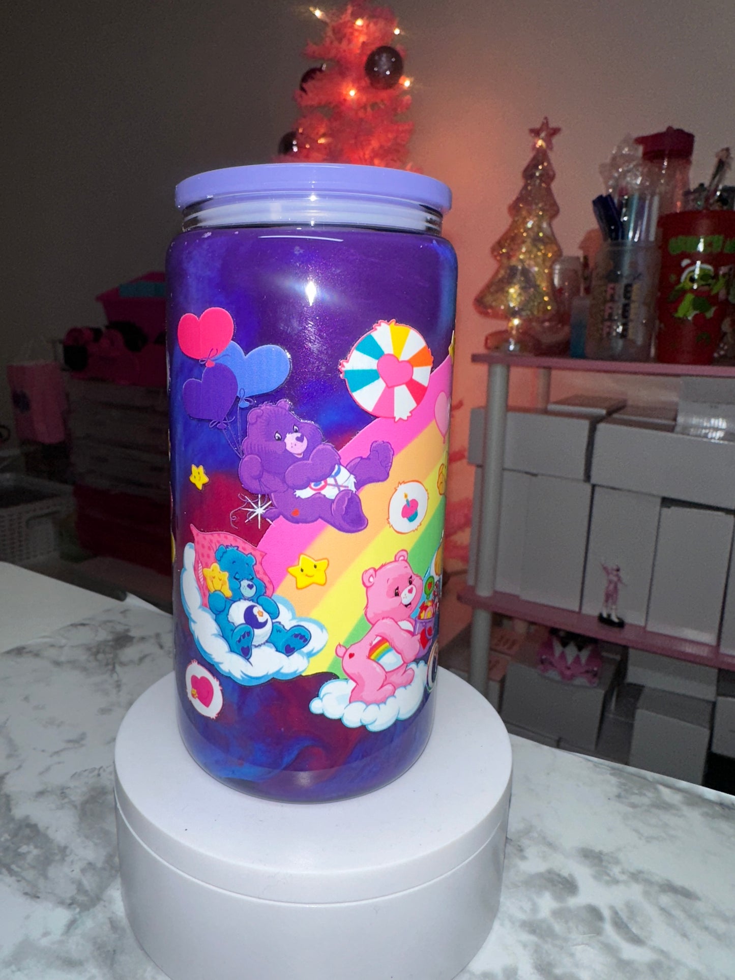Bears Colorful Snow Globe