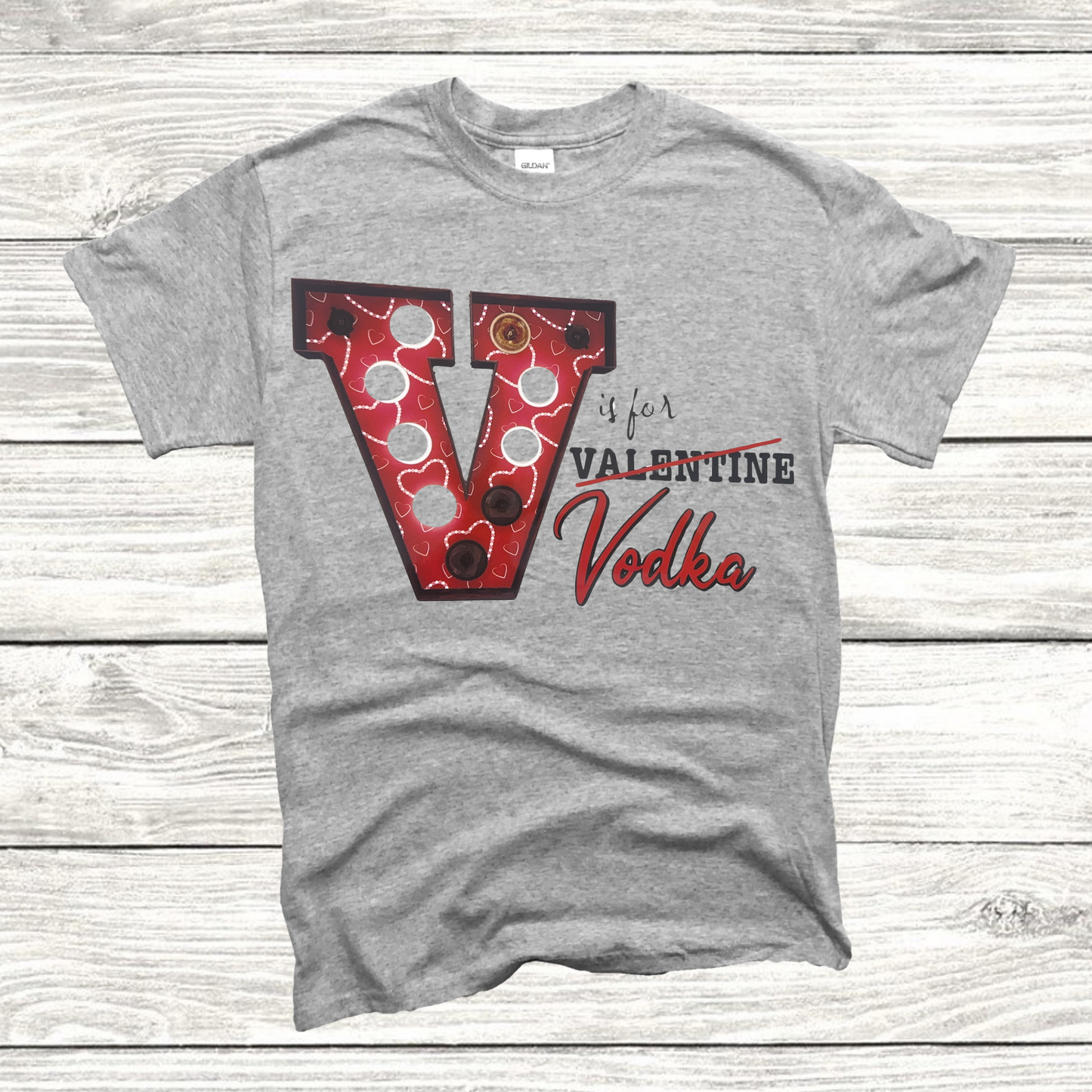V is for Vodka T-shirt