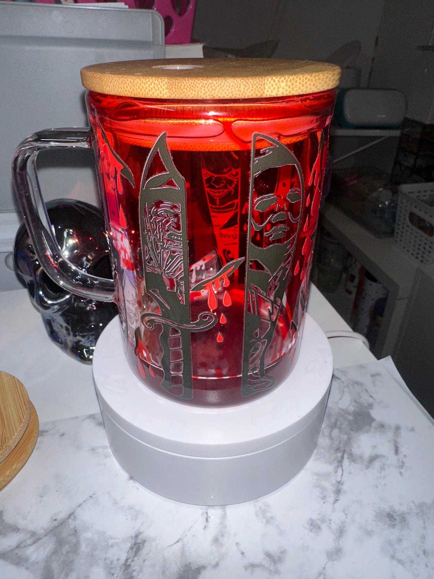 Horror Snow Globe Mug