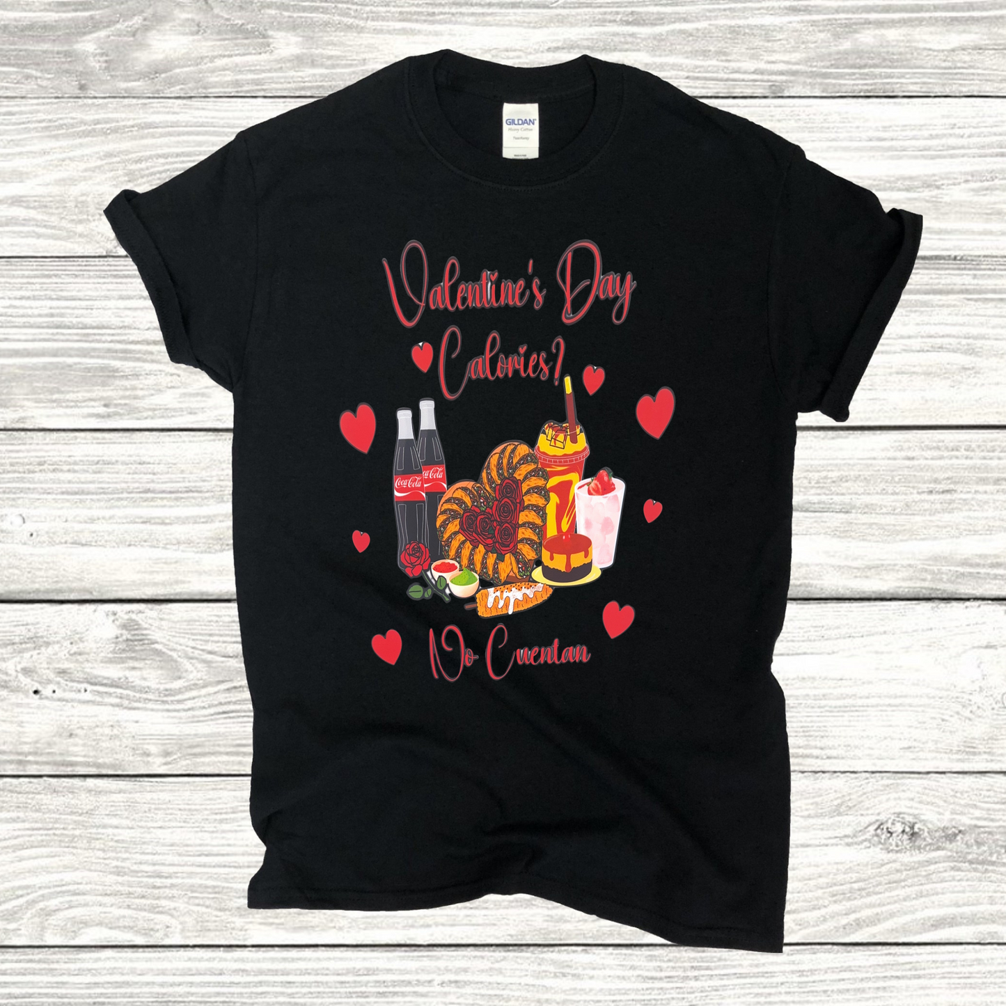 V-day Calories Dont Count T-shirt
