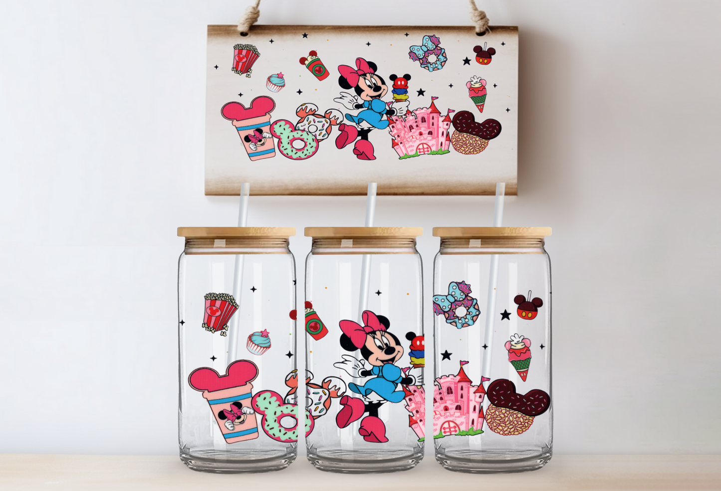 Girl Mouse and Snacks