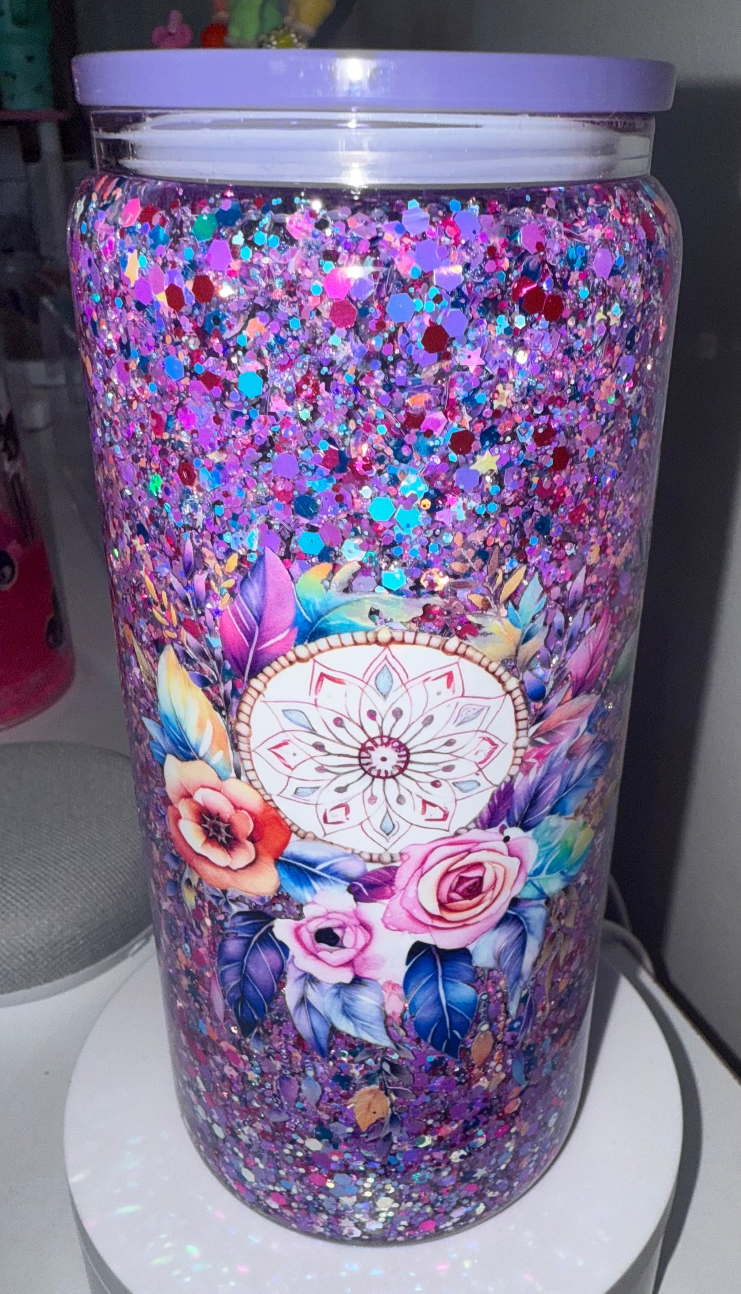 Dreamcatcher Glass Snow Globe