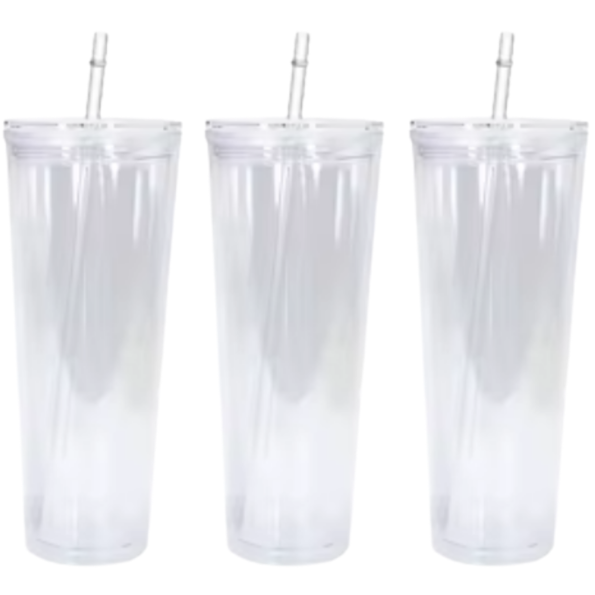 24oz Acrylic Snow Globe Blanks - 3pk