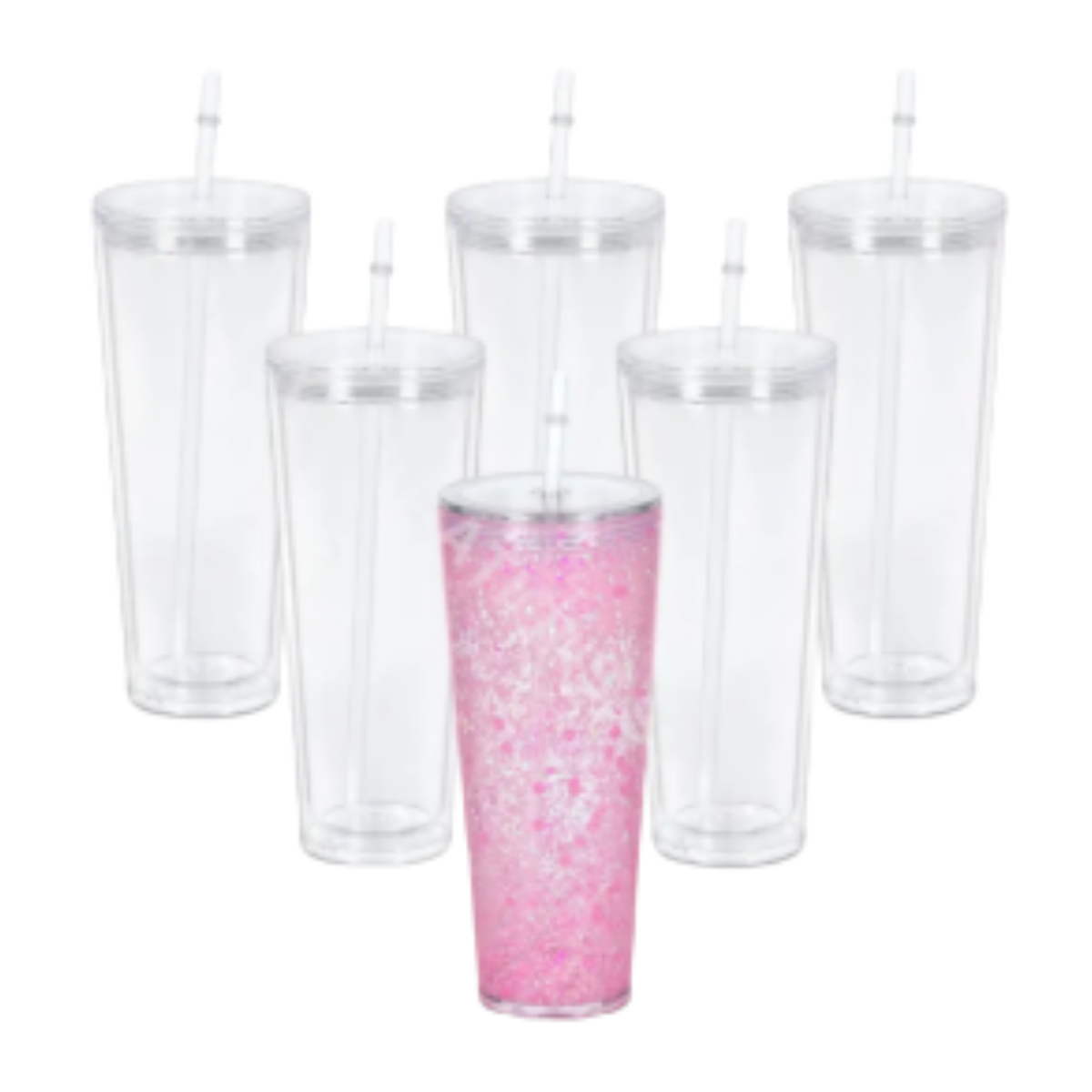 24oz Acrylic Snow Globe Blanks - 6pk