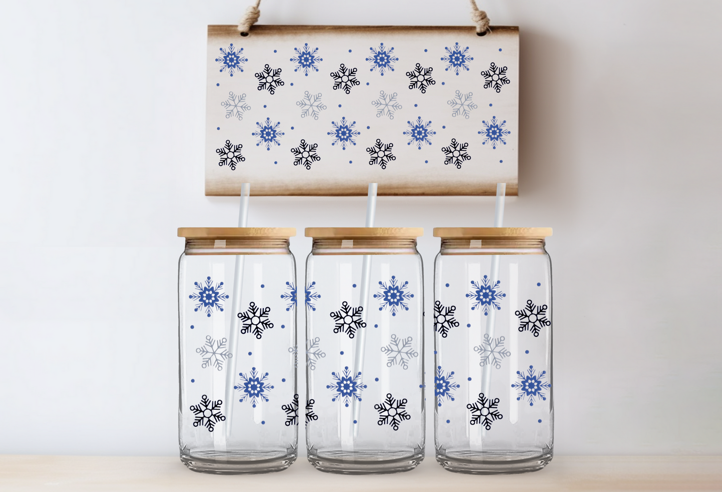 Blue Snowflakes