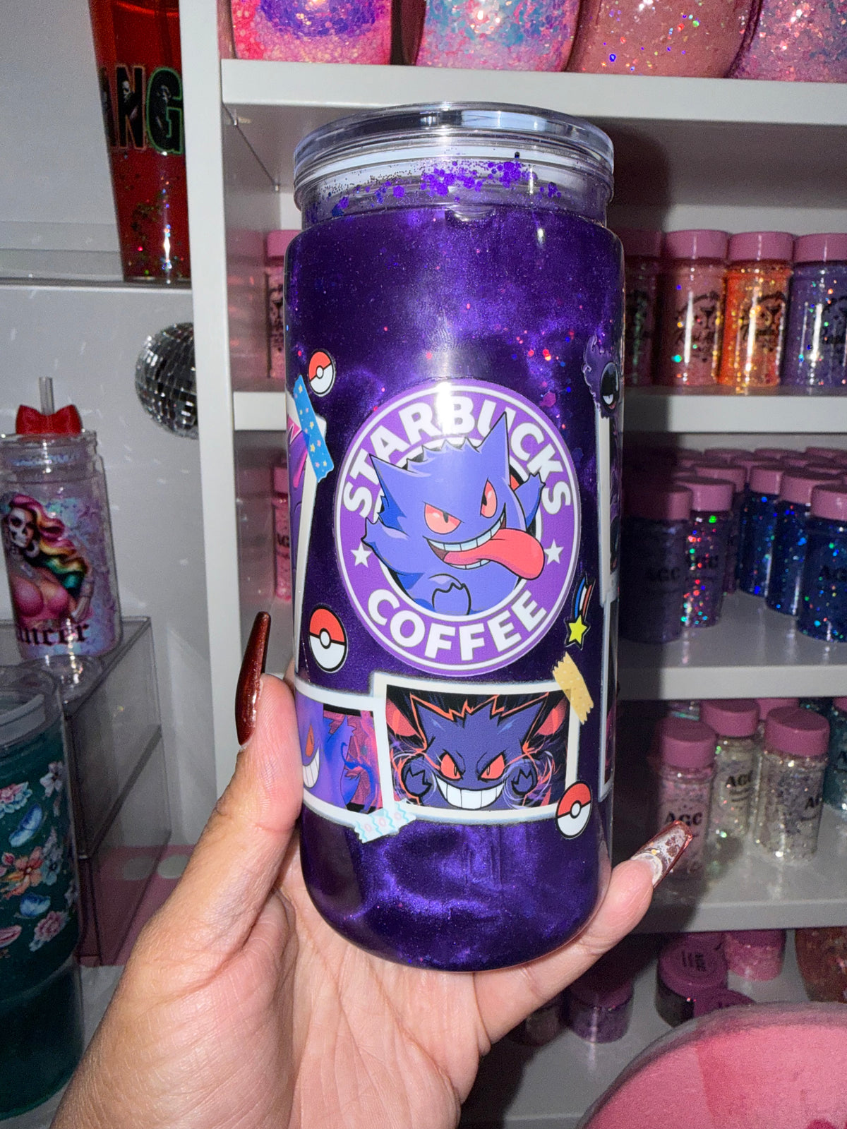 Gengar Cateye Snow Globe