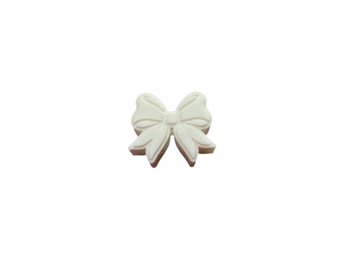 White Bow 3D Topper