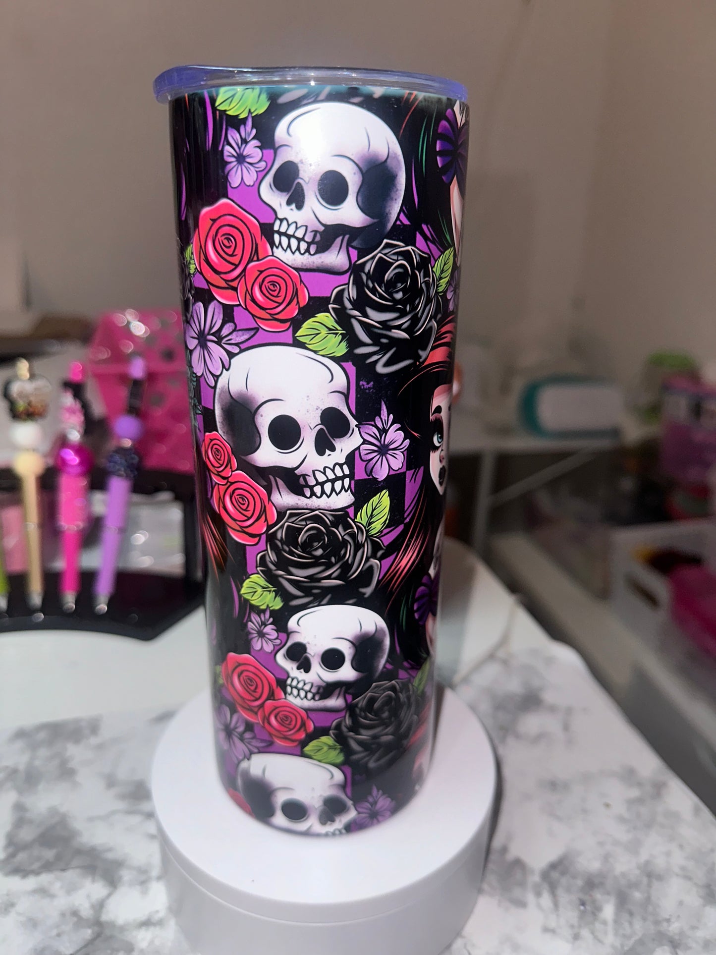 Tattoo Mermaid Tumbler