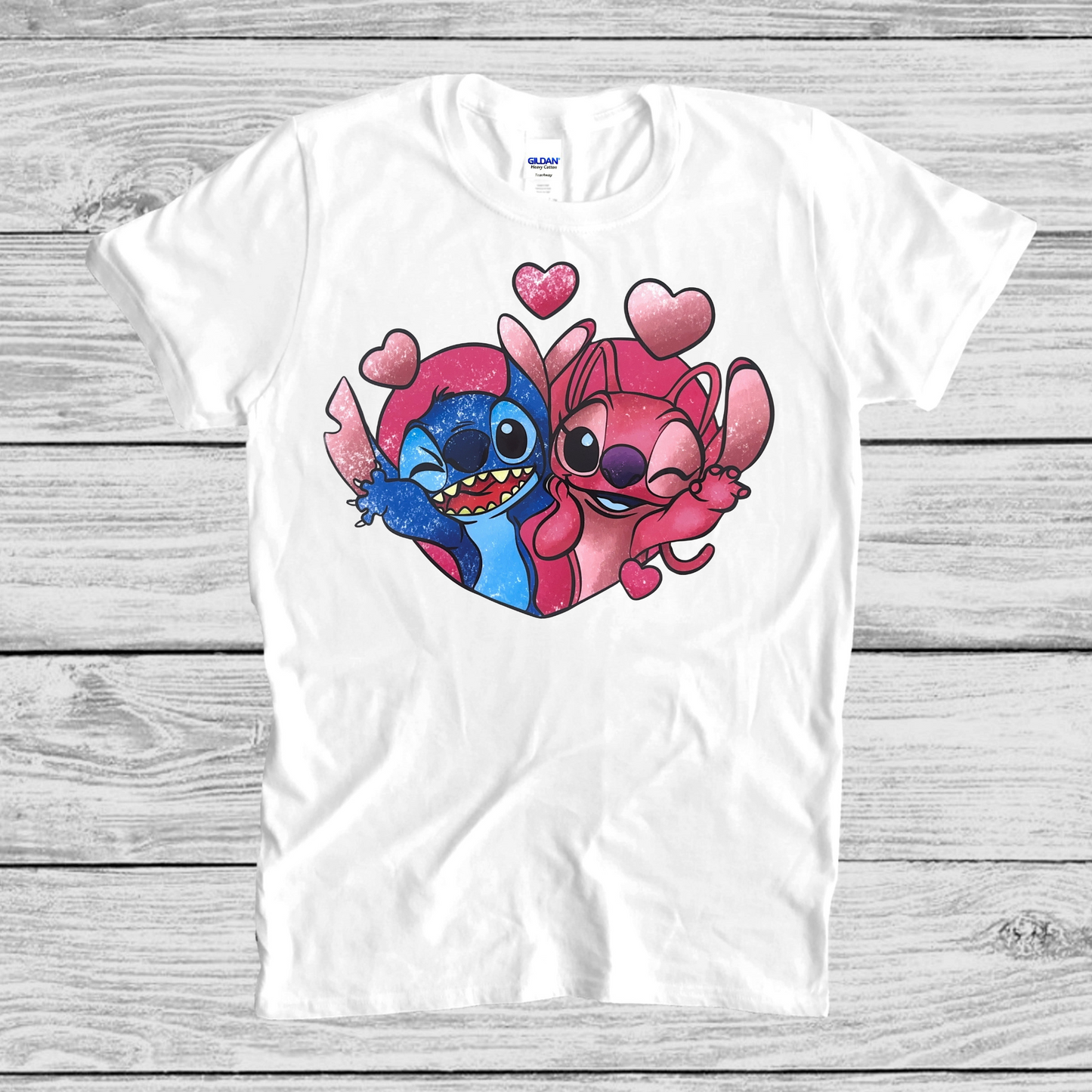 Blue Alien Love T-shirt