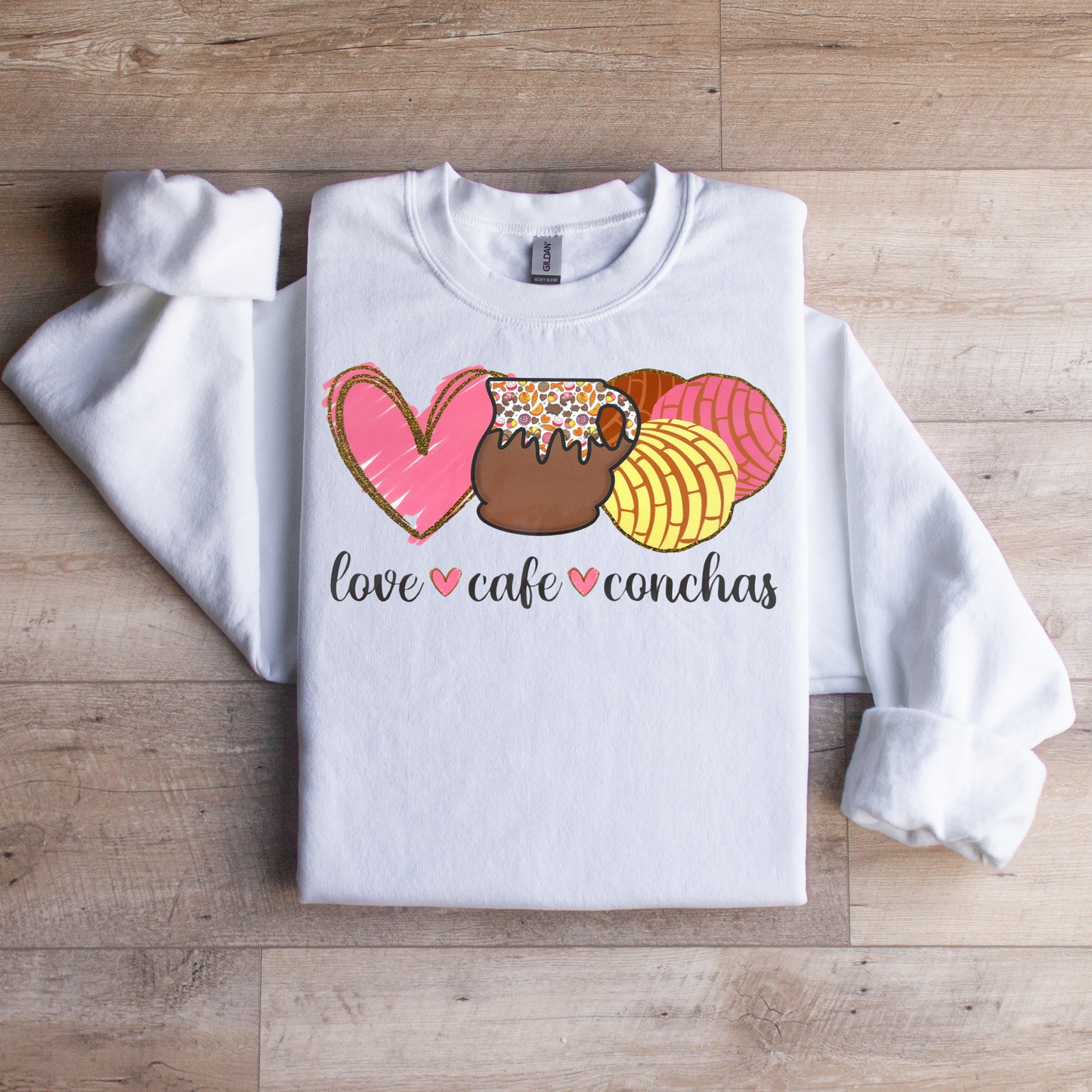 Love Coffee Conchas Sweatshirt