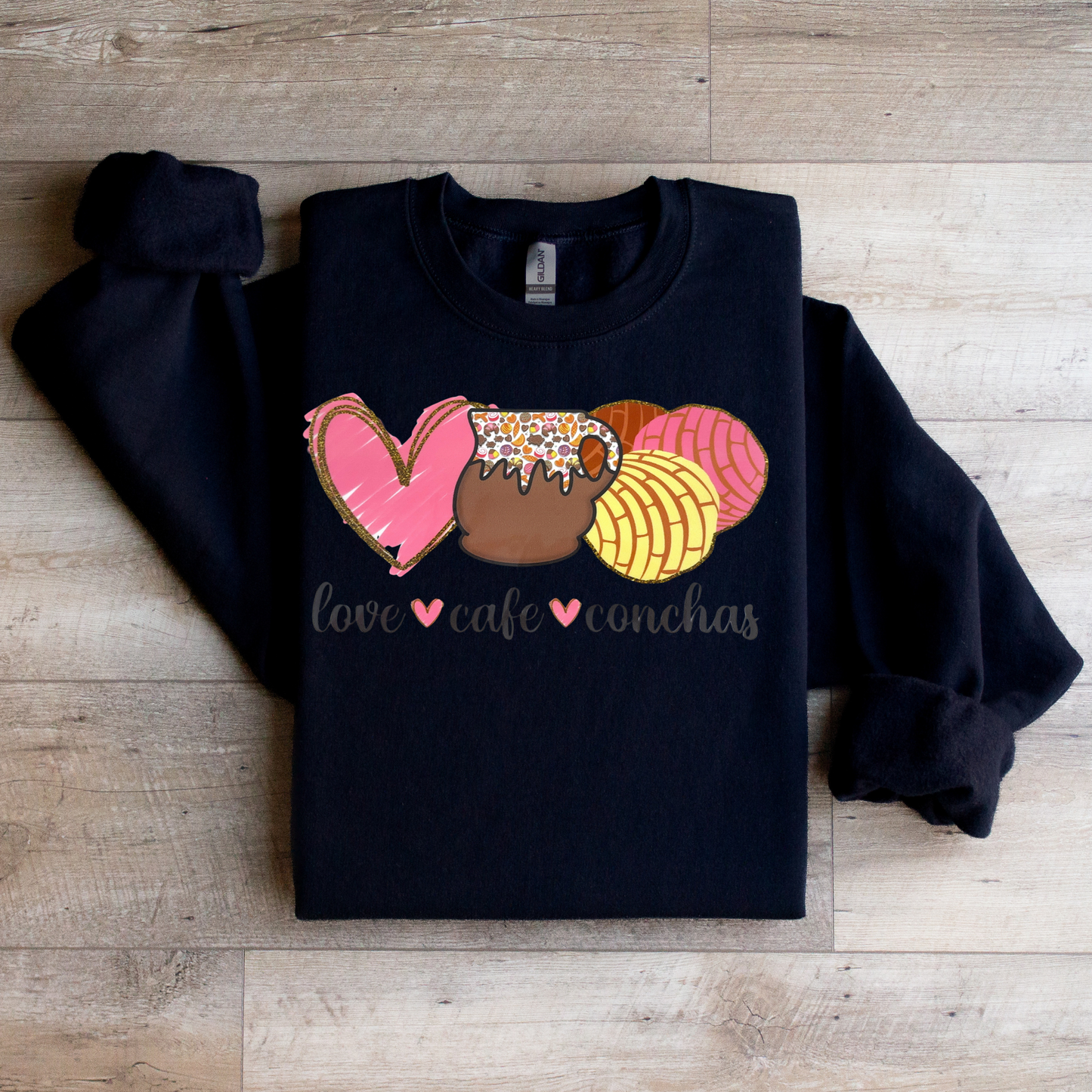 Love Coffee Conchas Sweatshirt