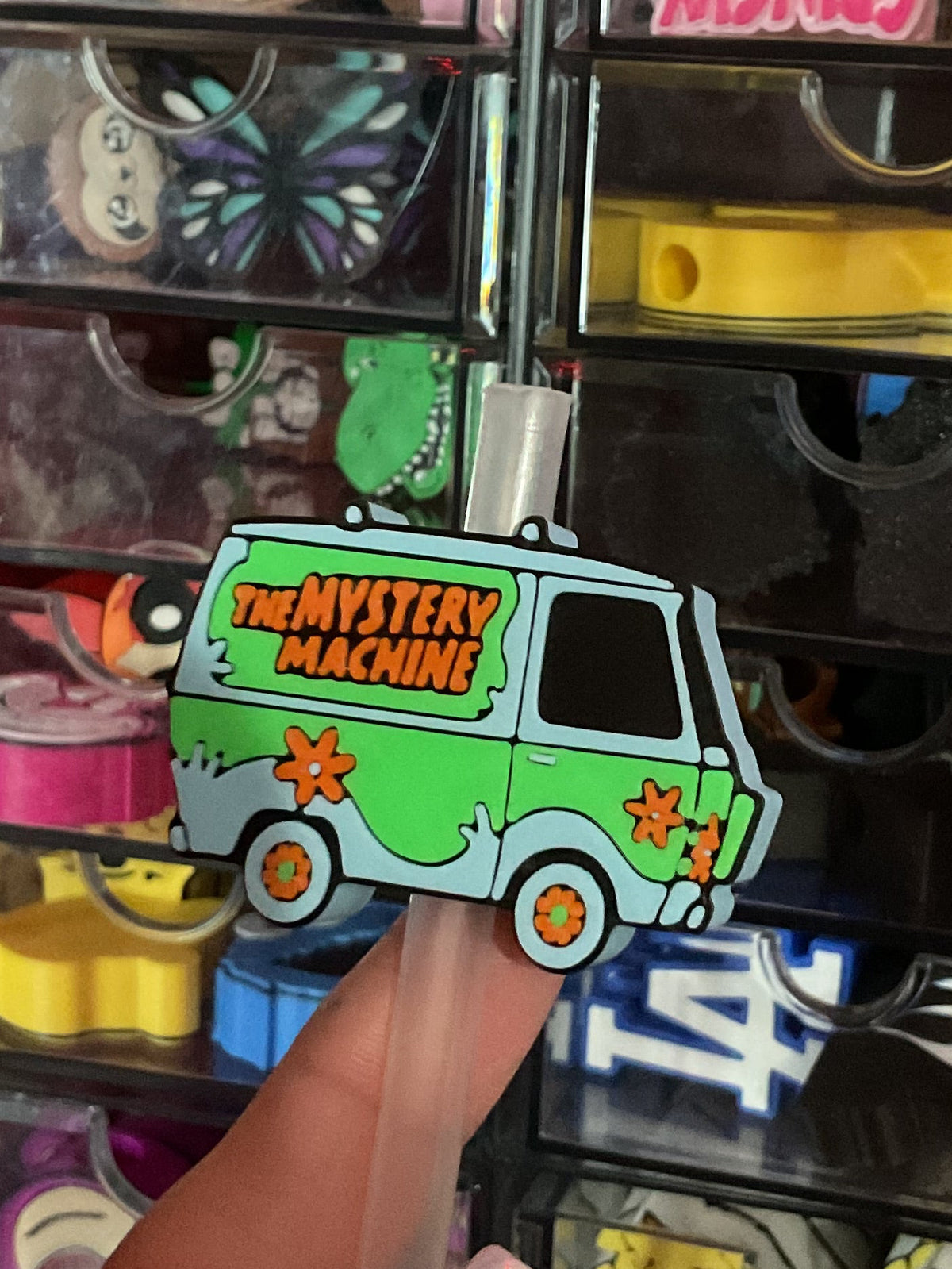 Mystery Machine 3D Straw Topper