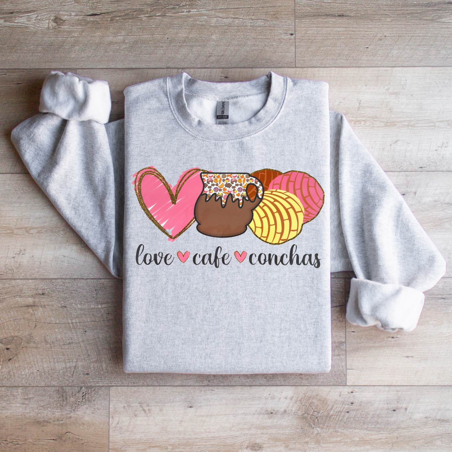 Love Coffee Conchas Sweatshirt