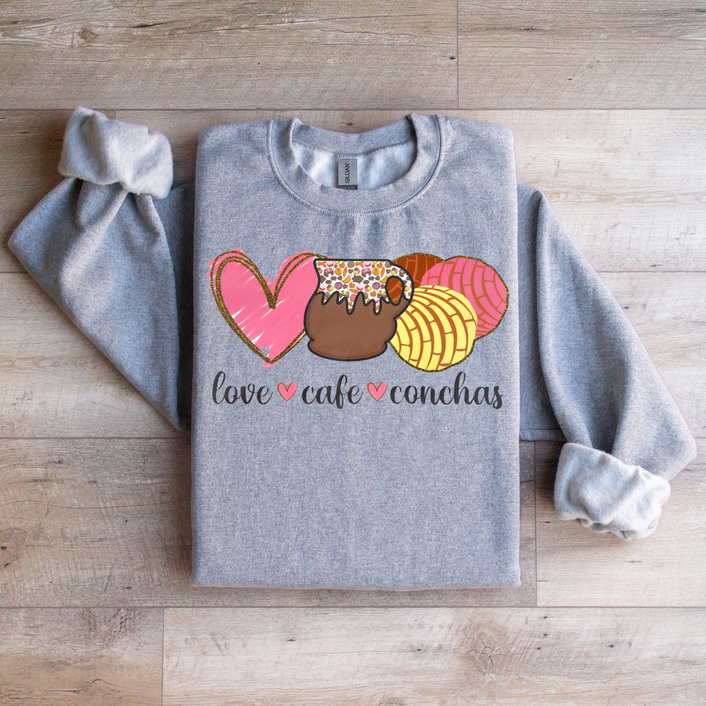 Love Coffee Conchas Sweatshirt