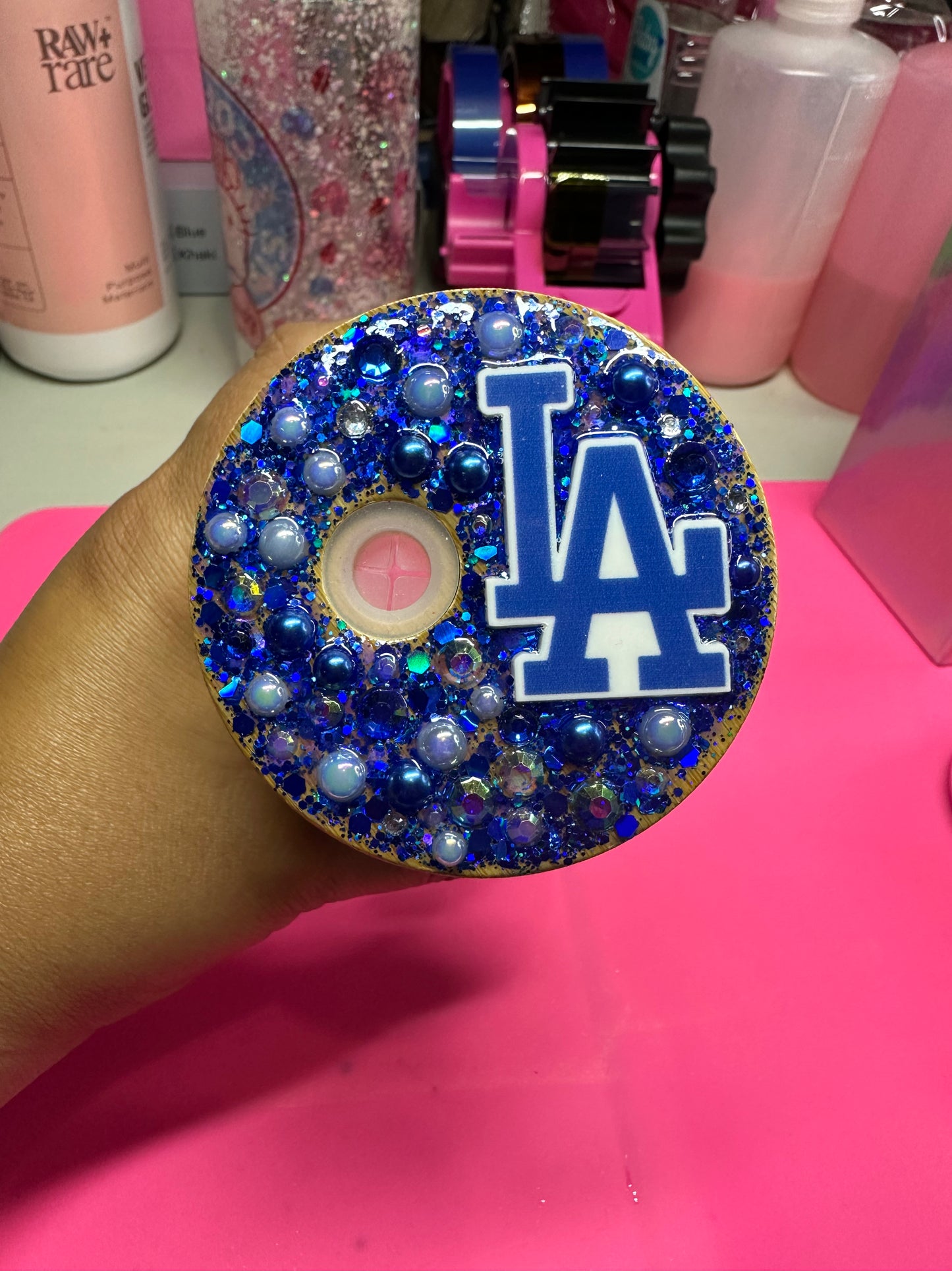LA Dodgers Glass Tumbler