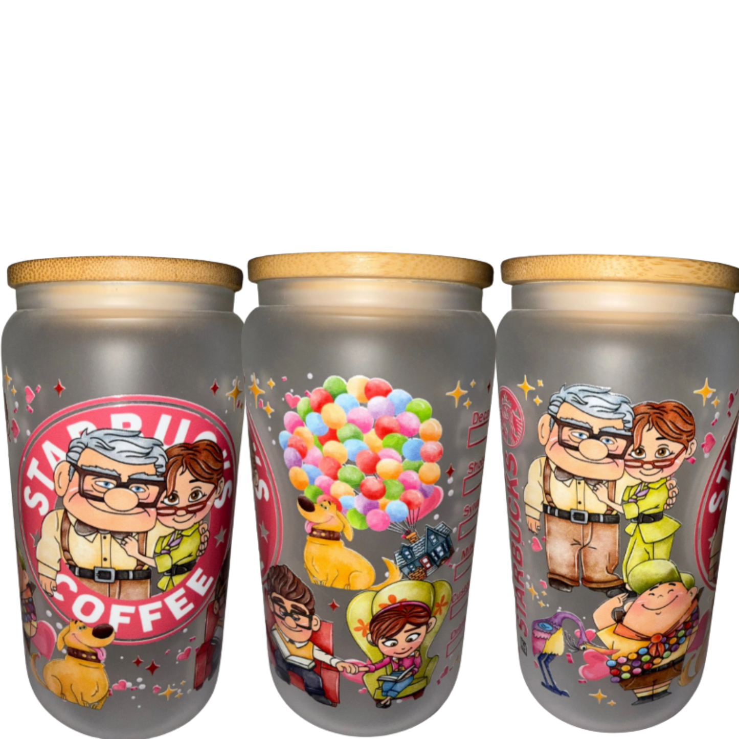Up Frosted Glass Tumbler