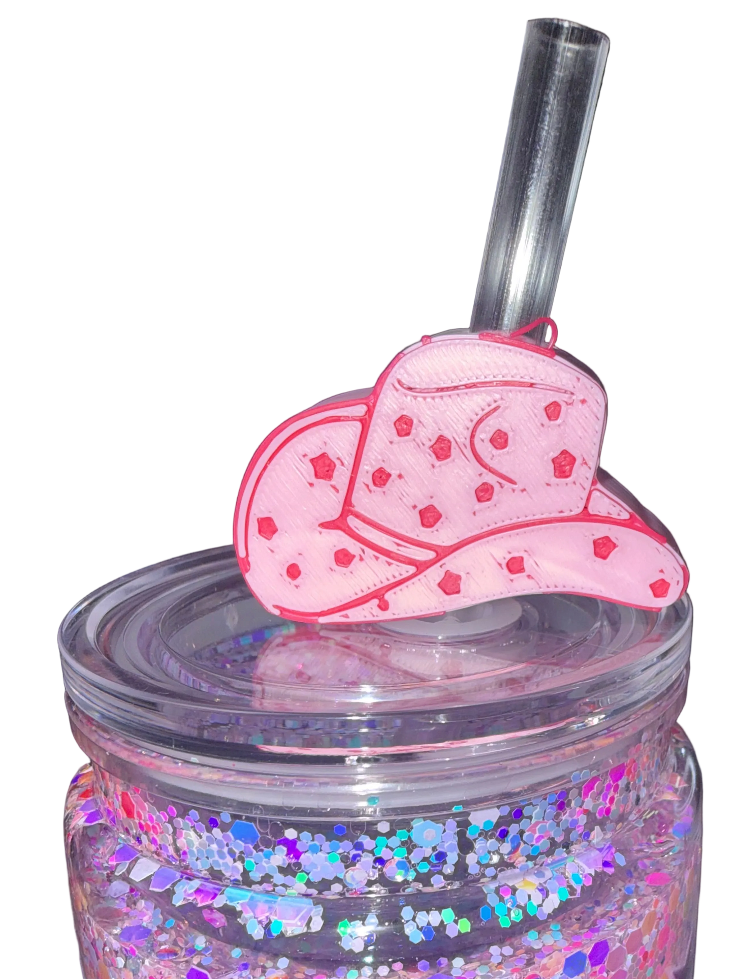 Cowgirl Hat Straw Topper