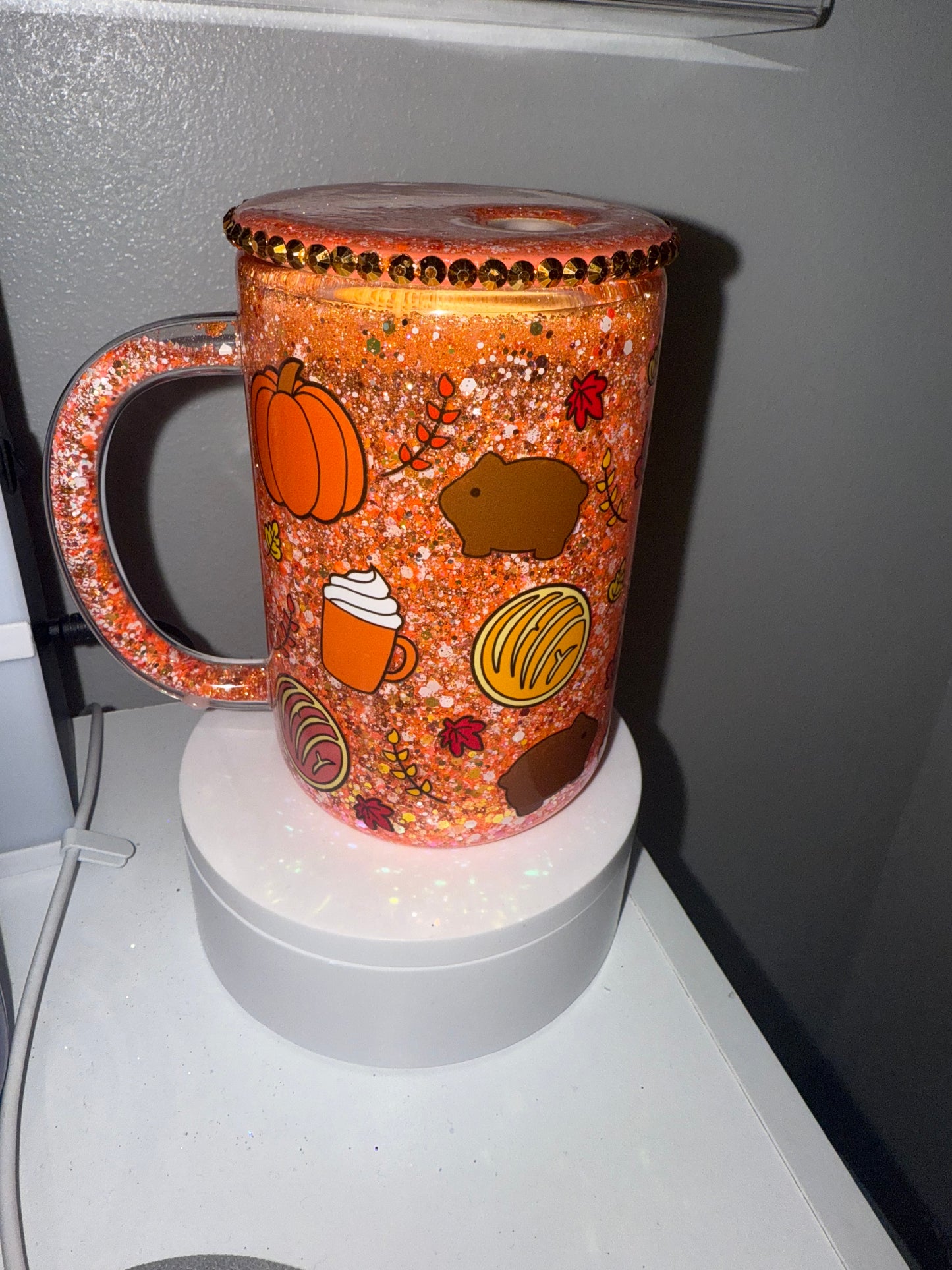 Fall Vibes Mug Snow Globe