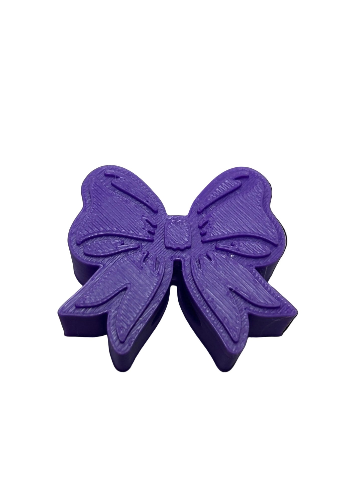 Dark Purple Bow 3D Topper