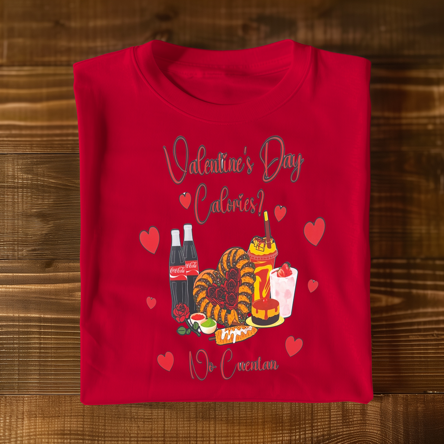 V-day Calories Dont Count T-shirt