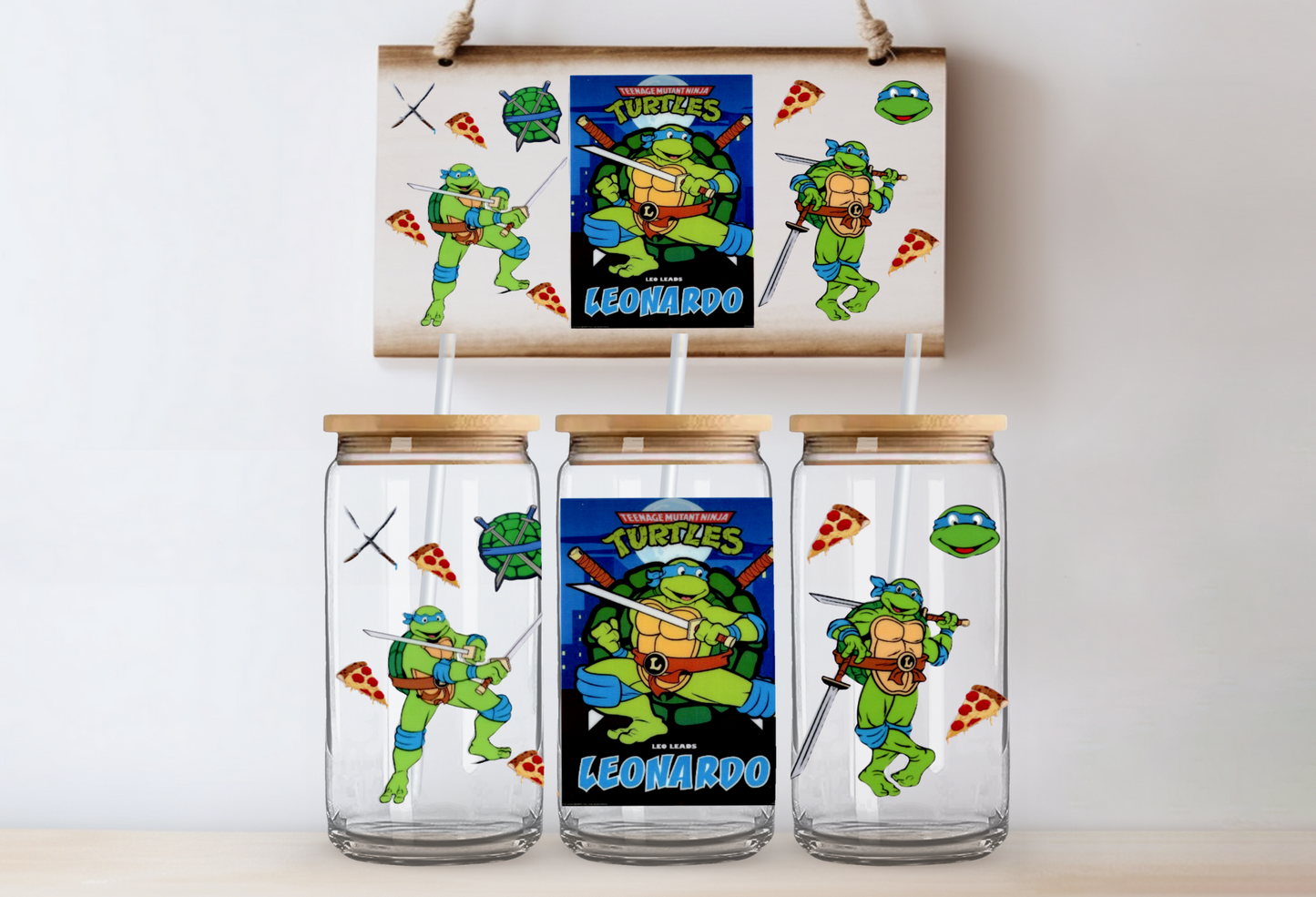 Blue Leo TMNT wrap