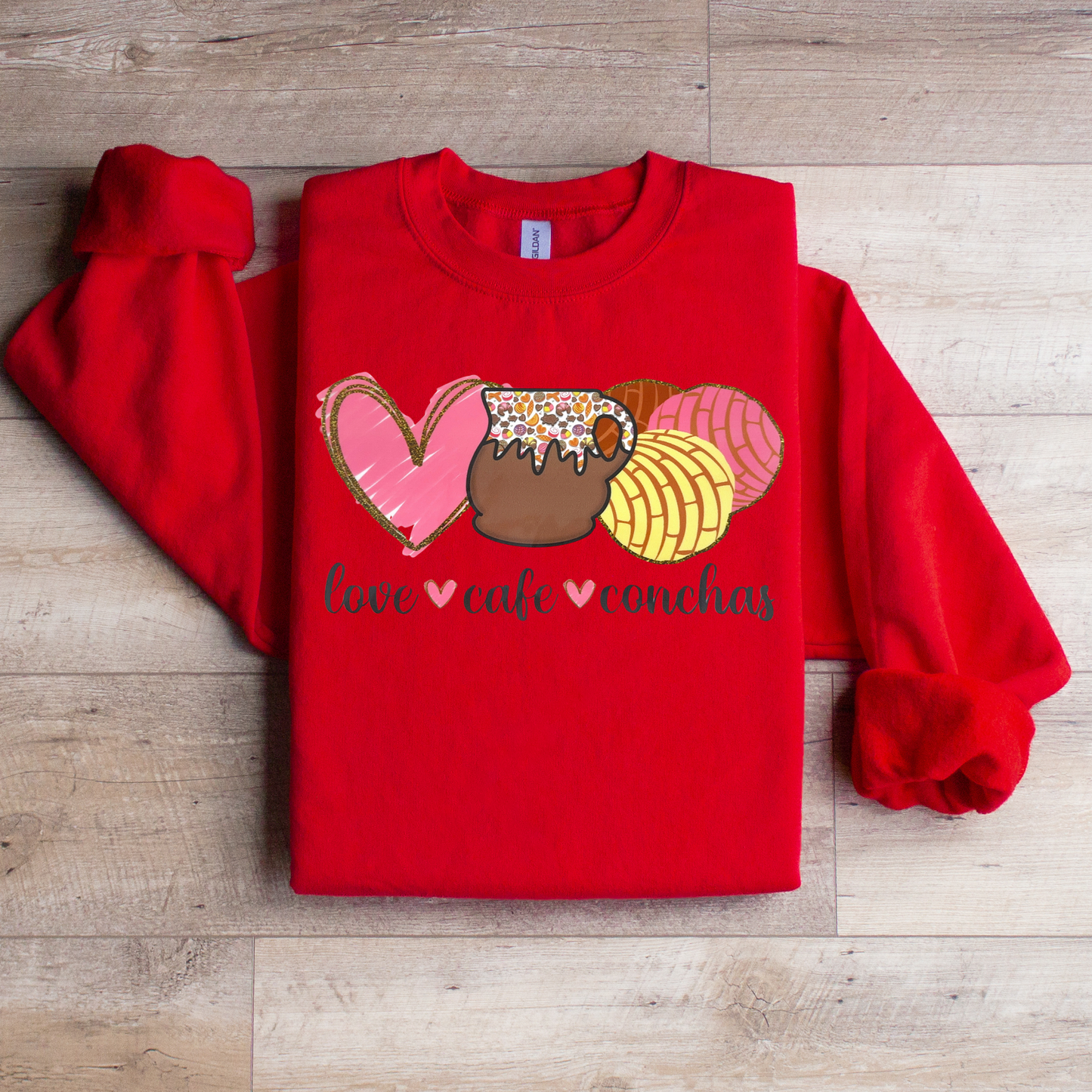 Love Coffee Conchas Sweatshirt
