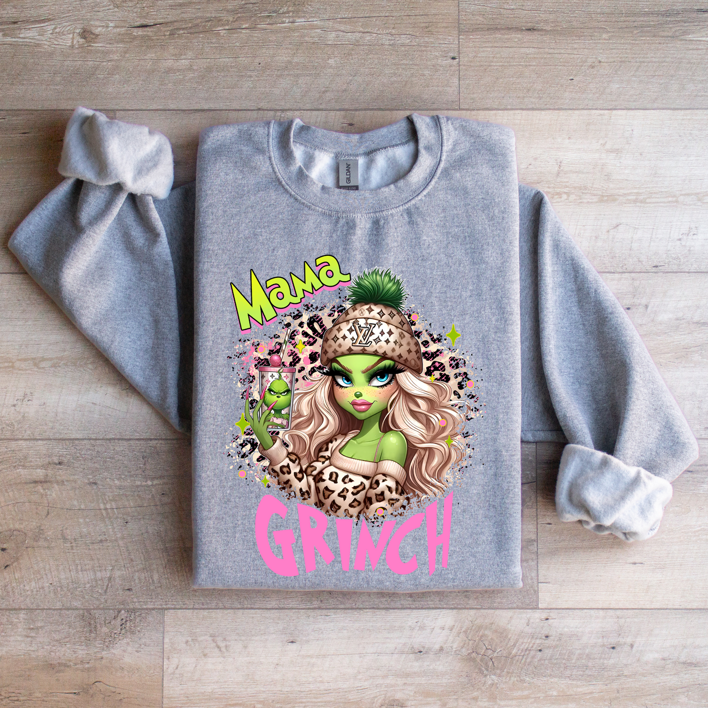 Pink G Mama LV Sweatshirt