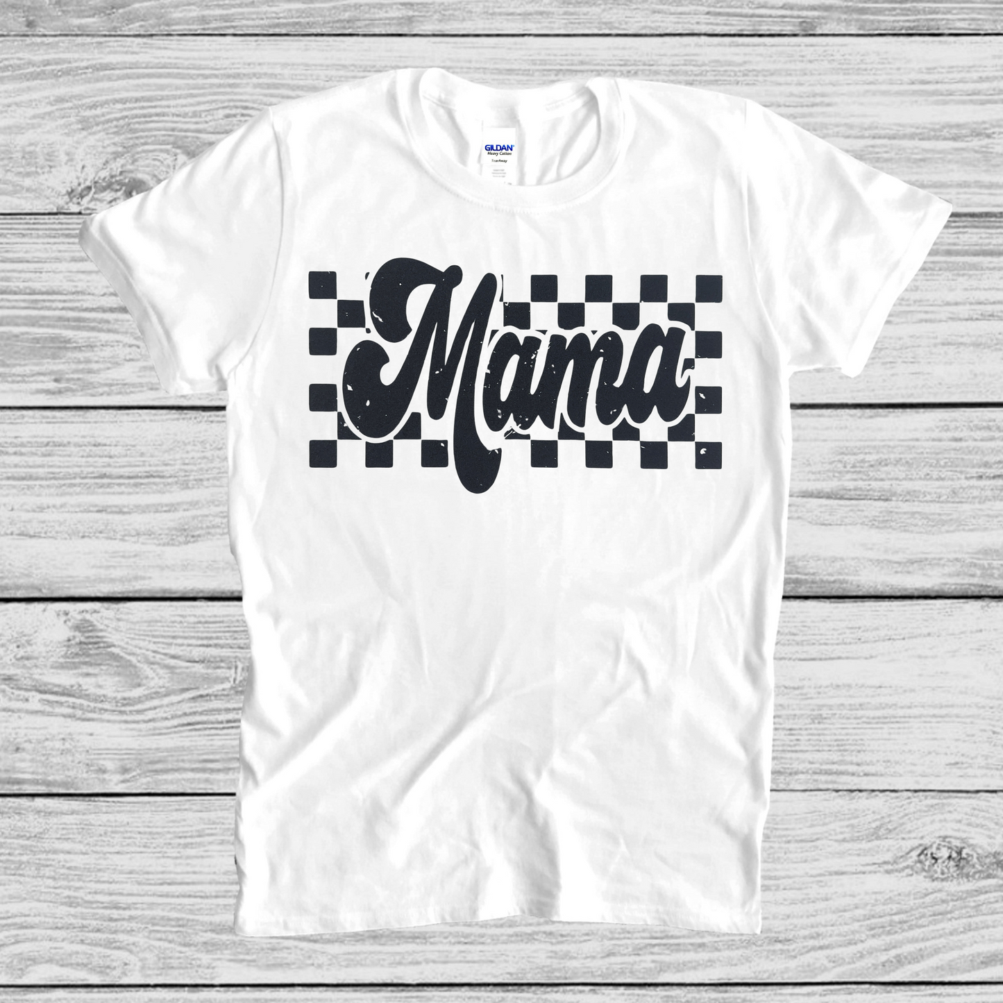 Checkered Mama T-shirt