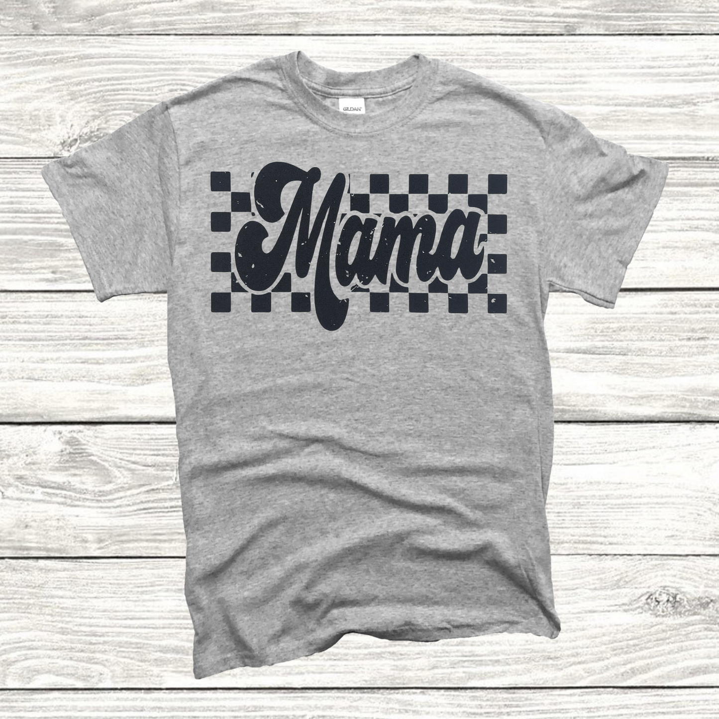 Checkered Mama T-shirt