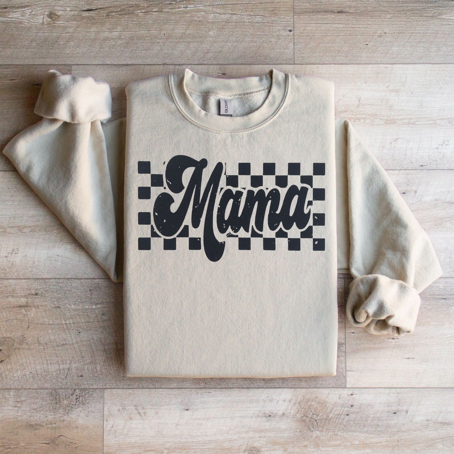 Checkered Mama Sweatshirt
