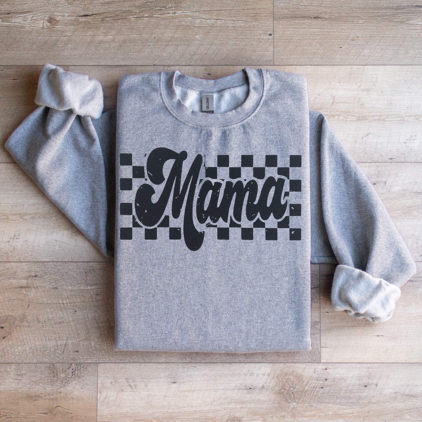 Checkered Mama Sweatshirt
