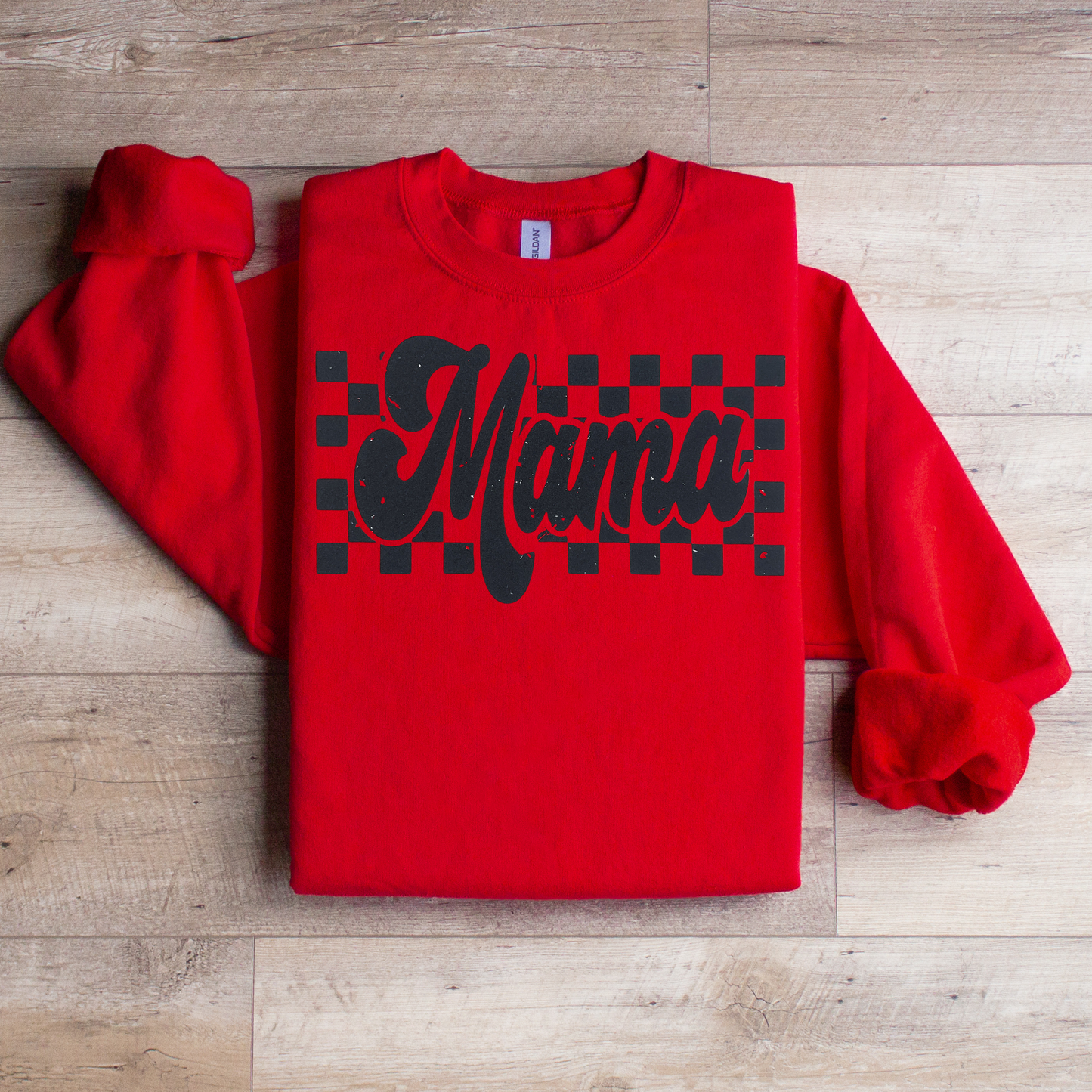 Checkered Mama Sweatshirt