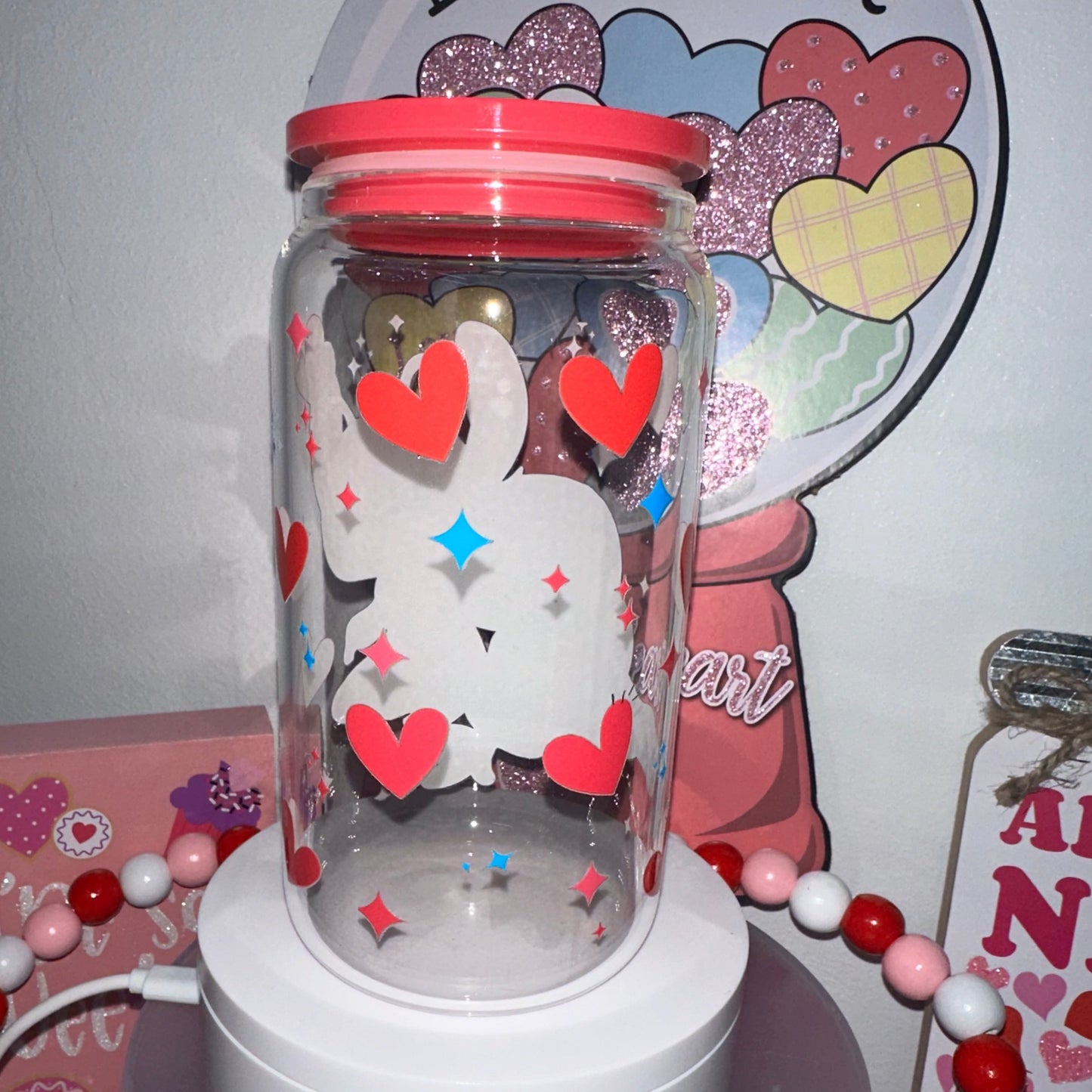 Alien Love Glass Tumbler