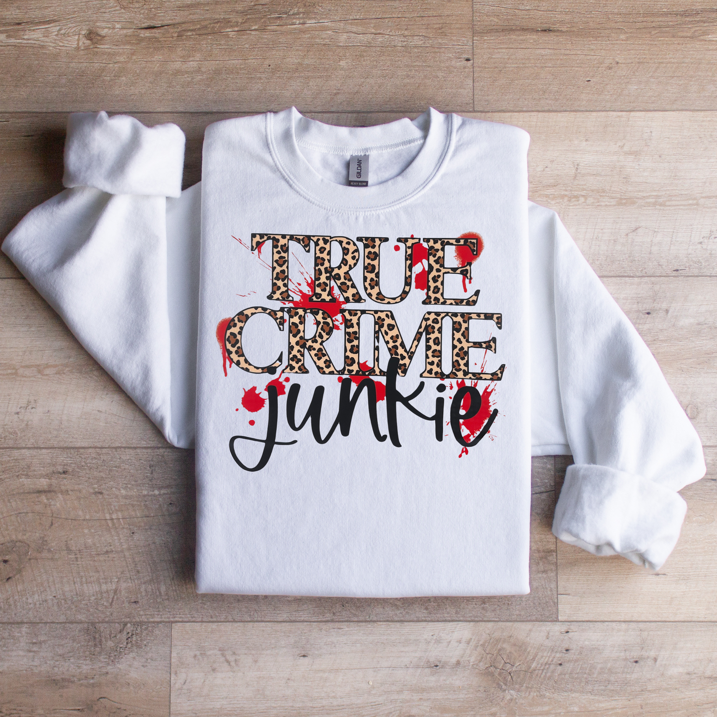 True Crime Junkie Crewneck Sweatshirt