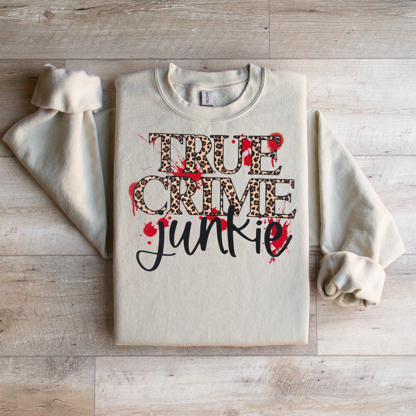 True Crime Junkie Crewneck Sweatshirt