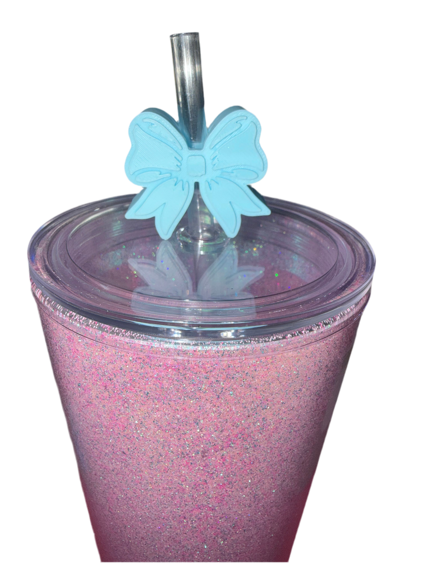 Baby Blue Bow 3D Topper