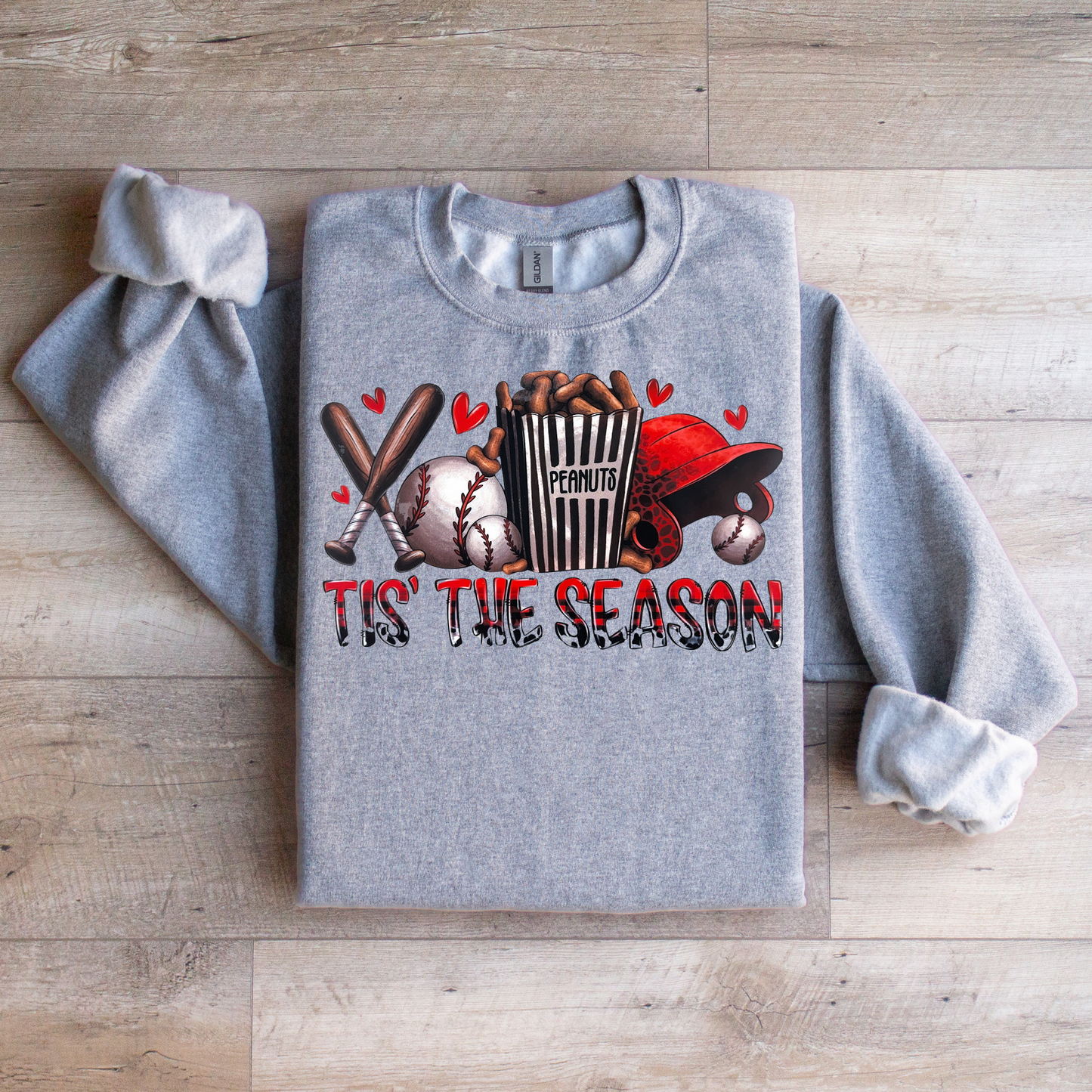 Baseball Season Crewneck Sweatshirt