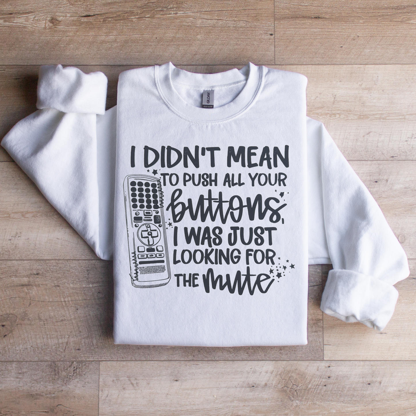 Push Your Buttons Crewneck Sweatshirt