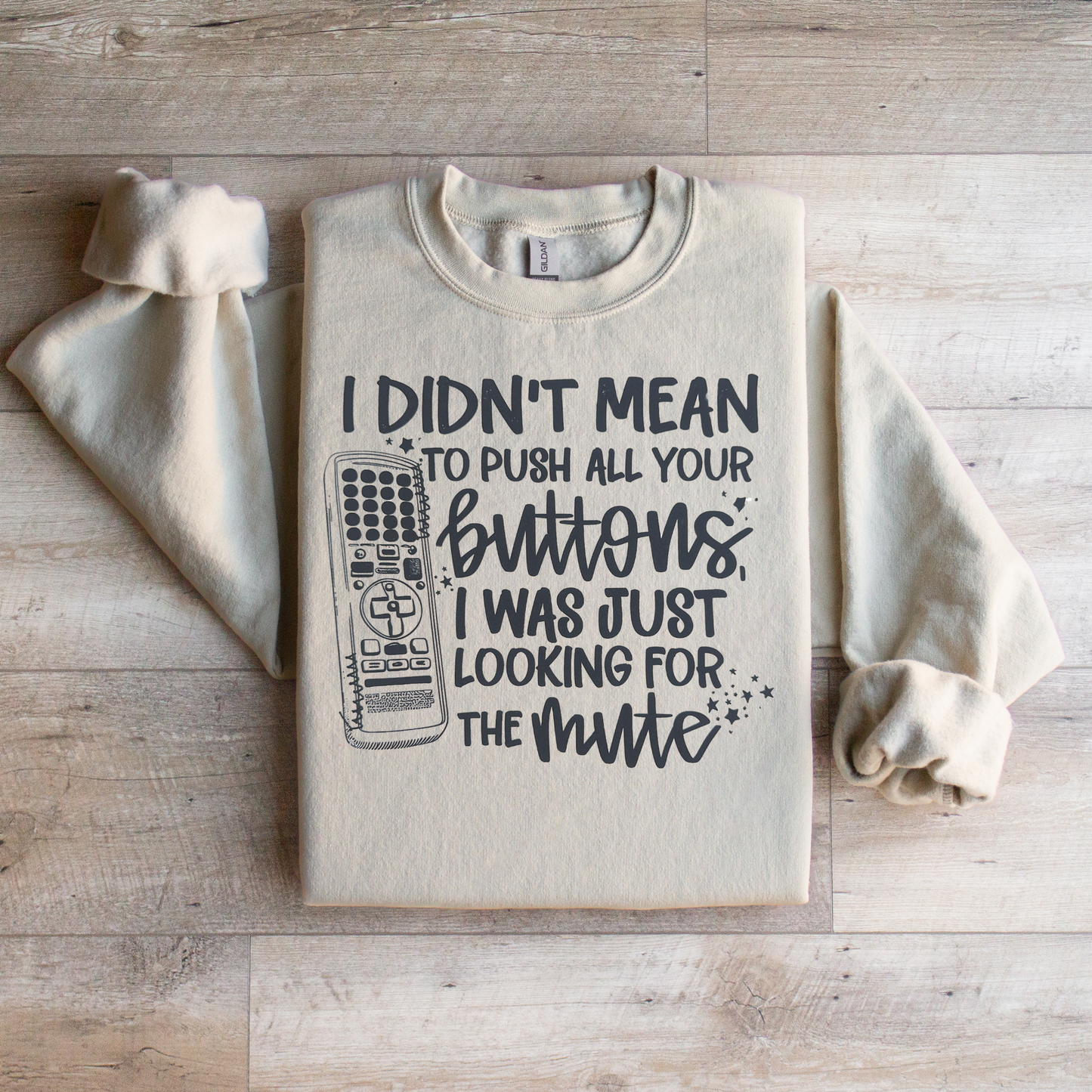 Push Your Buttons Crewneck Sweatshirt
