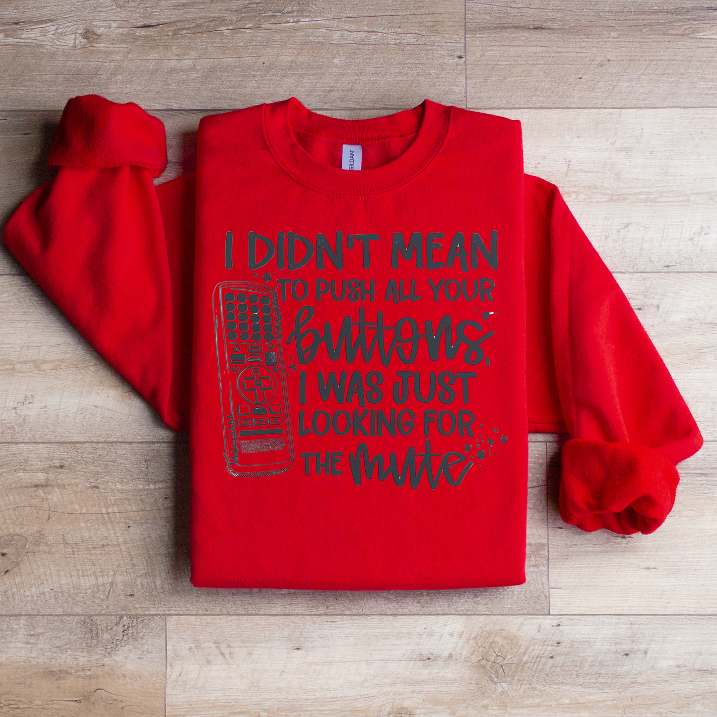 Push Your Buttons Crewneck Sweatshirt