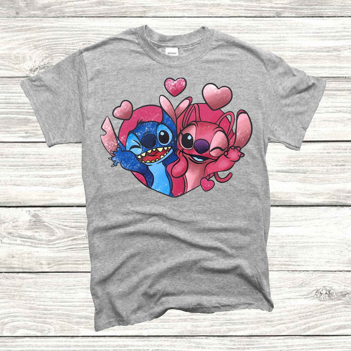 Blue Alien Love T-shirt