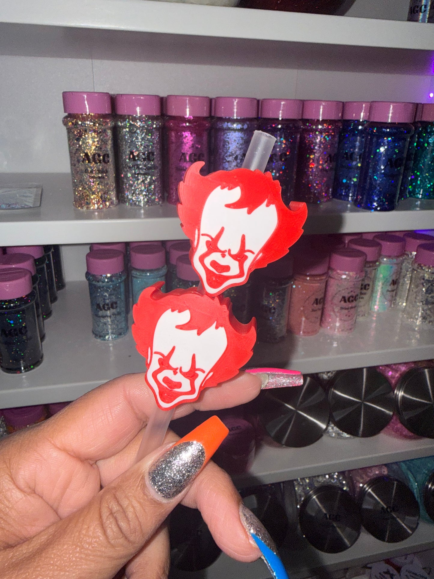 IT 3D Straw Topper